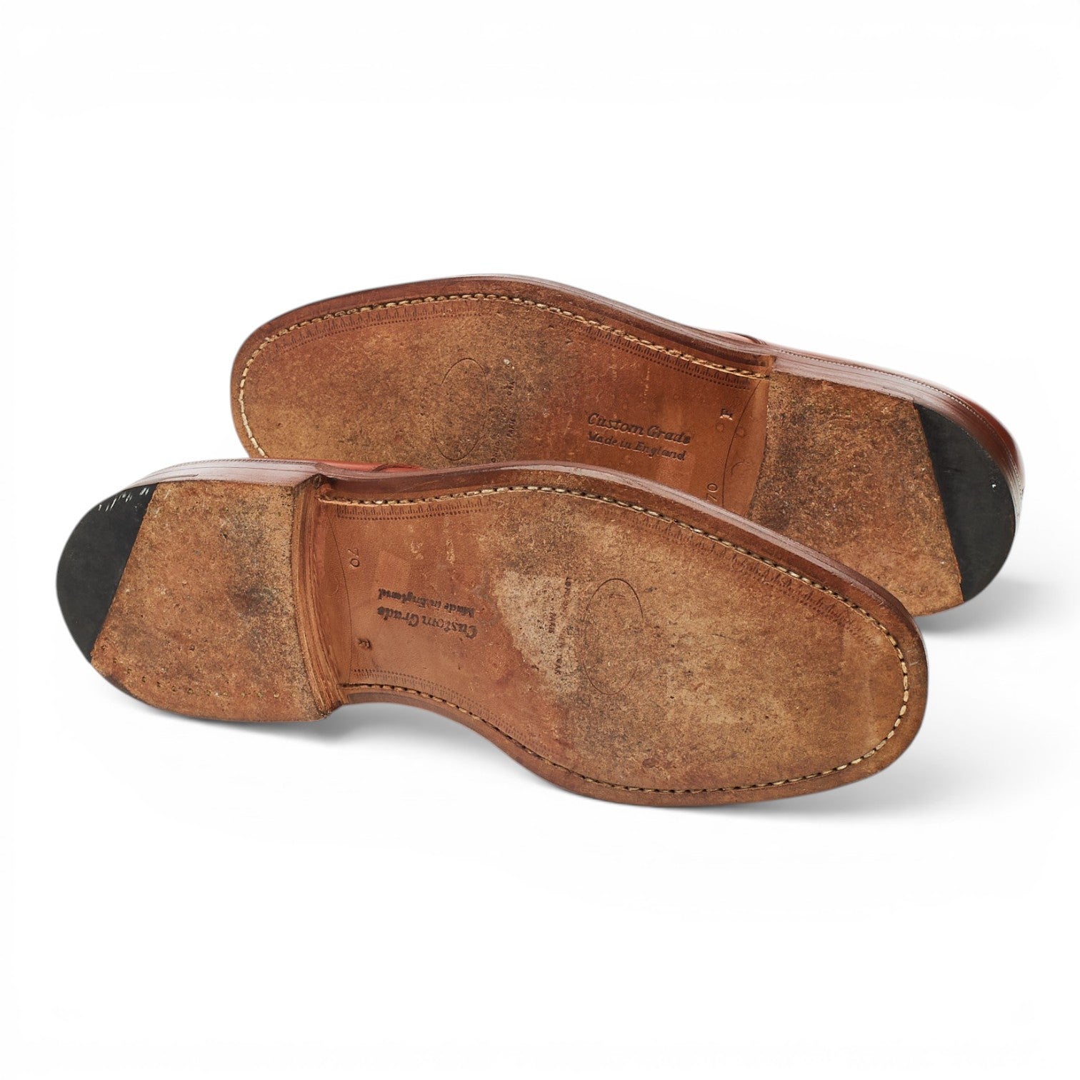 Church's Dartmoor derbies cuir marron UK 7 bout golf