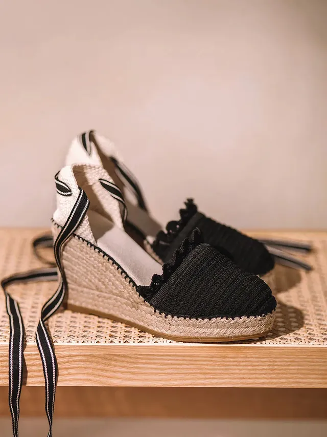 Toni Pons Galarina espadrilles compensées rubans