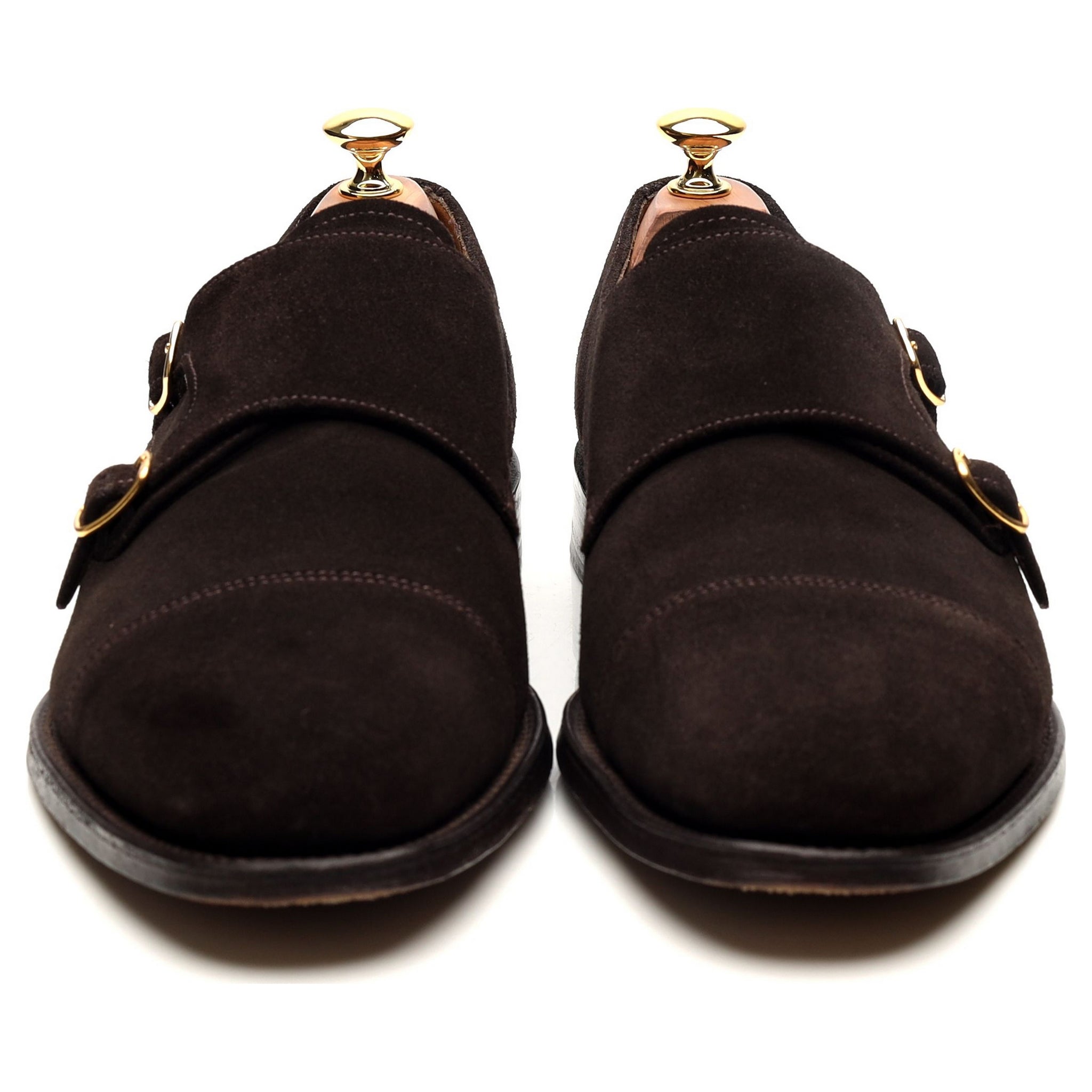 Loake 1880 Cannon derbys monk daim marron UK 9.5
