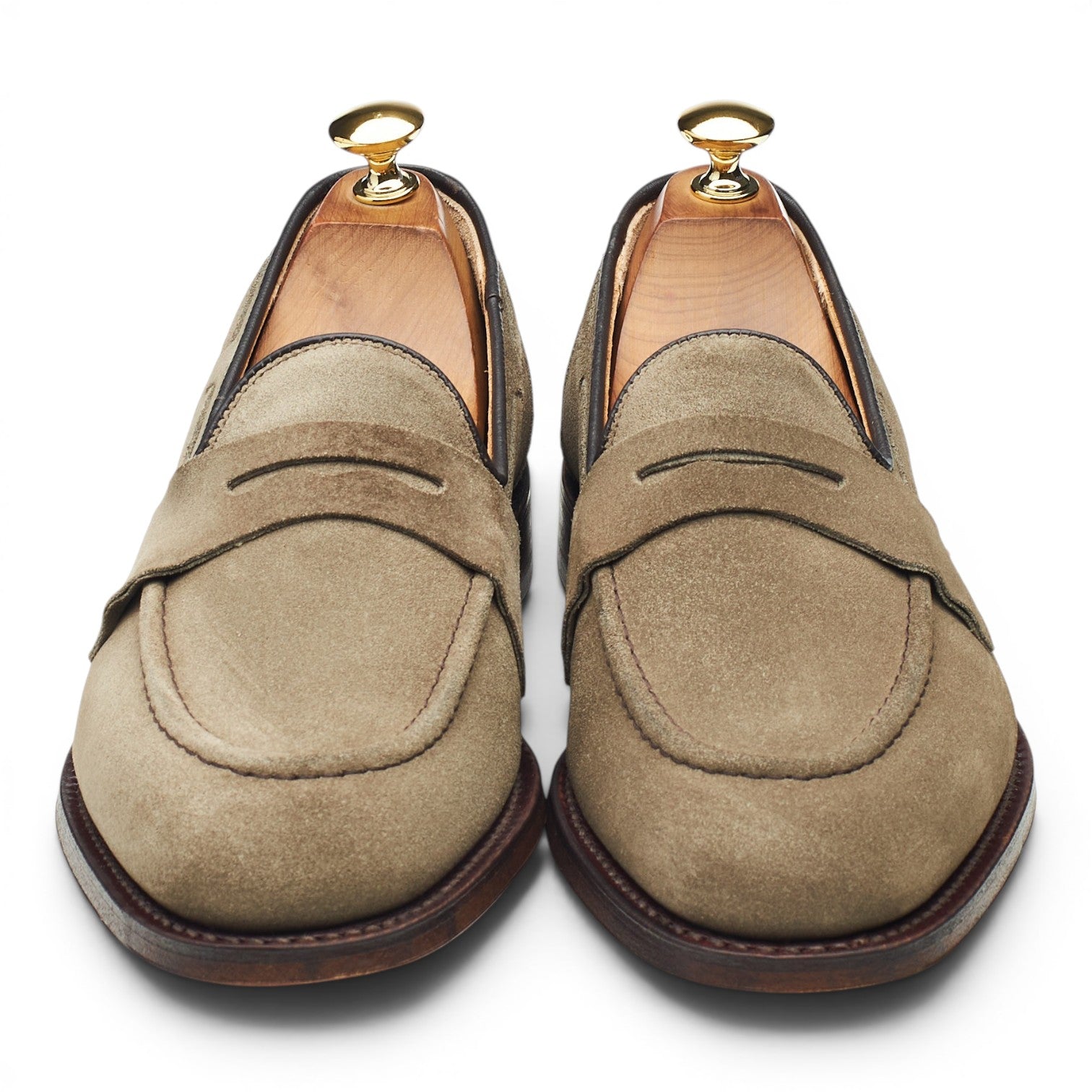 Church's Widnes Mocassin suède pierre pointure UK 6,5