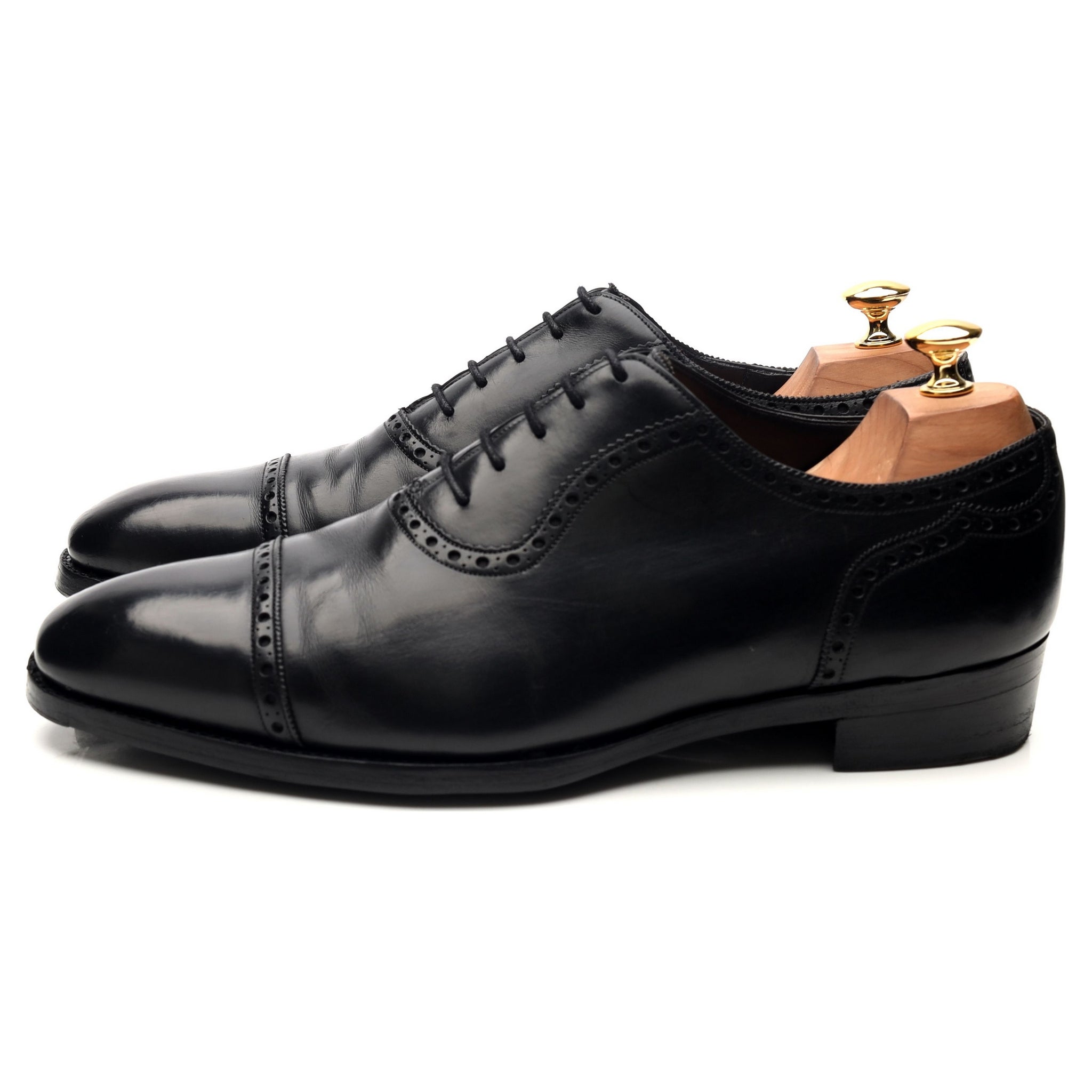 Gaziano & Girling St. James II oxford cuir noir UK 10