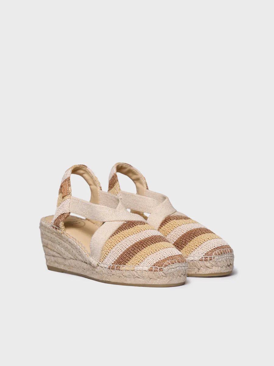 Toni Pons Terra-AB espadrilles compensées rayées