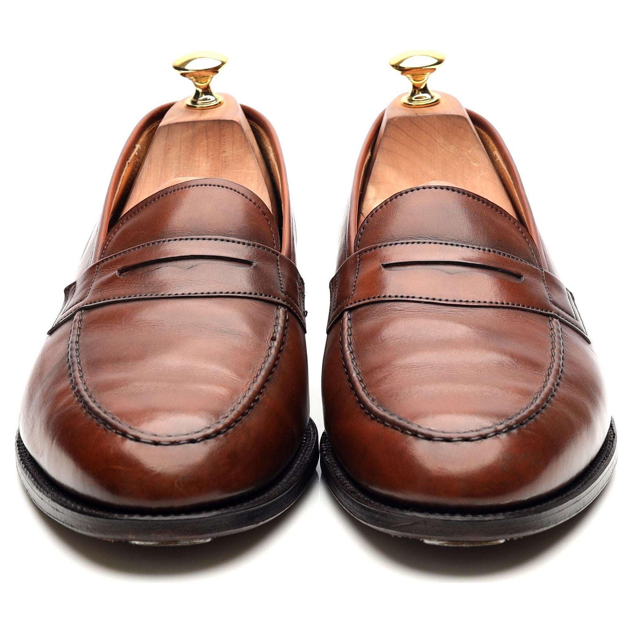 John Spencer Mayfair mocassins cuir marron UK 10