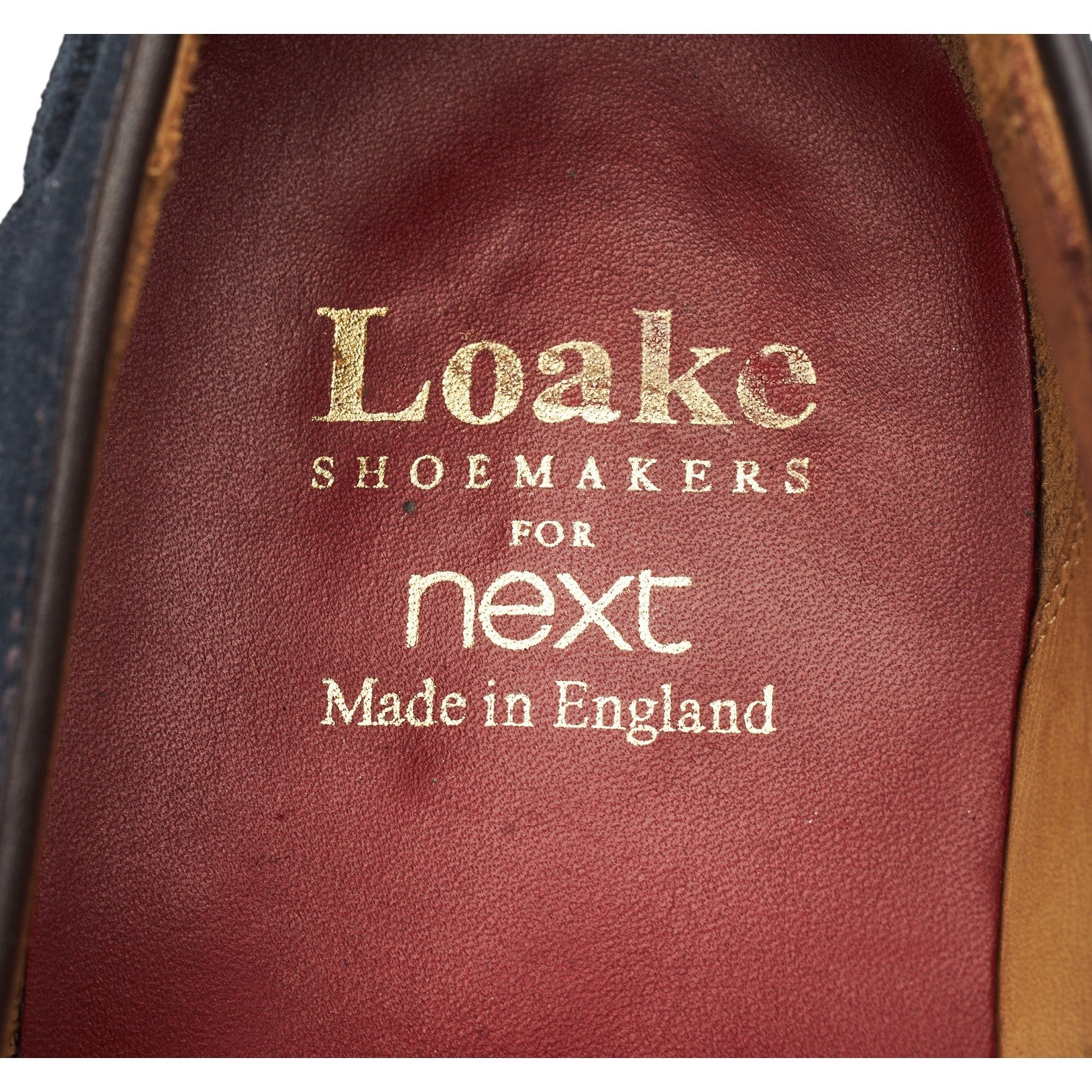 Loake 979286 mocassins homme daim bleu marine UK 7