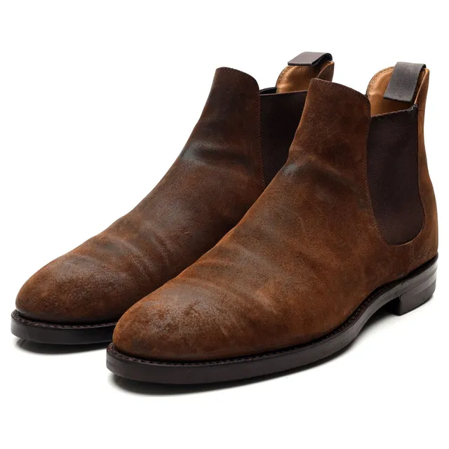 Crockett & Jones Chelsea 5 boots suède marron pointure 9.5