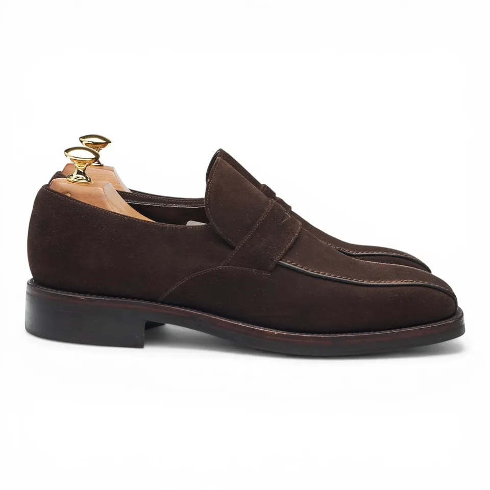 Shipton & Heneage Seville mocassin suède marron UK 6,5