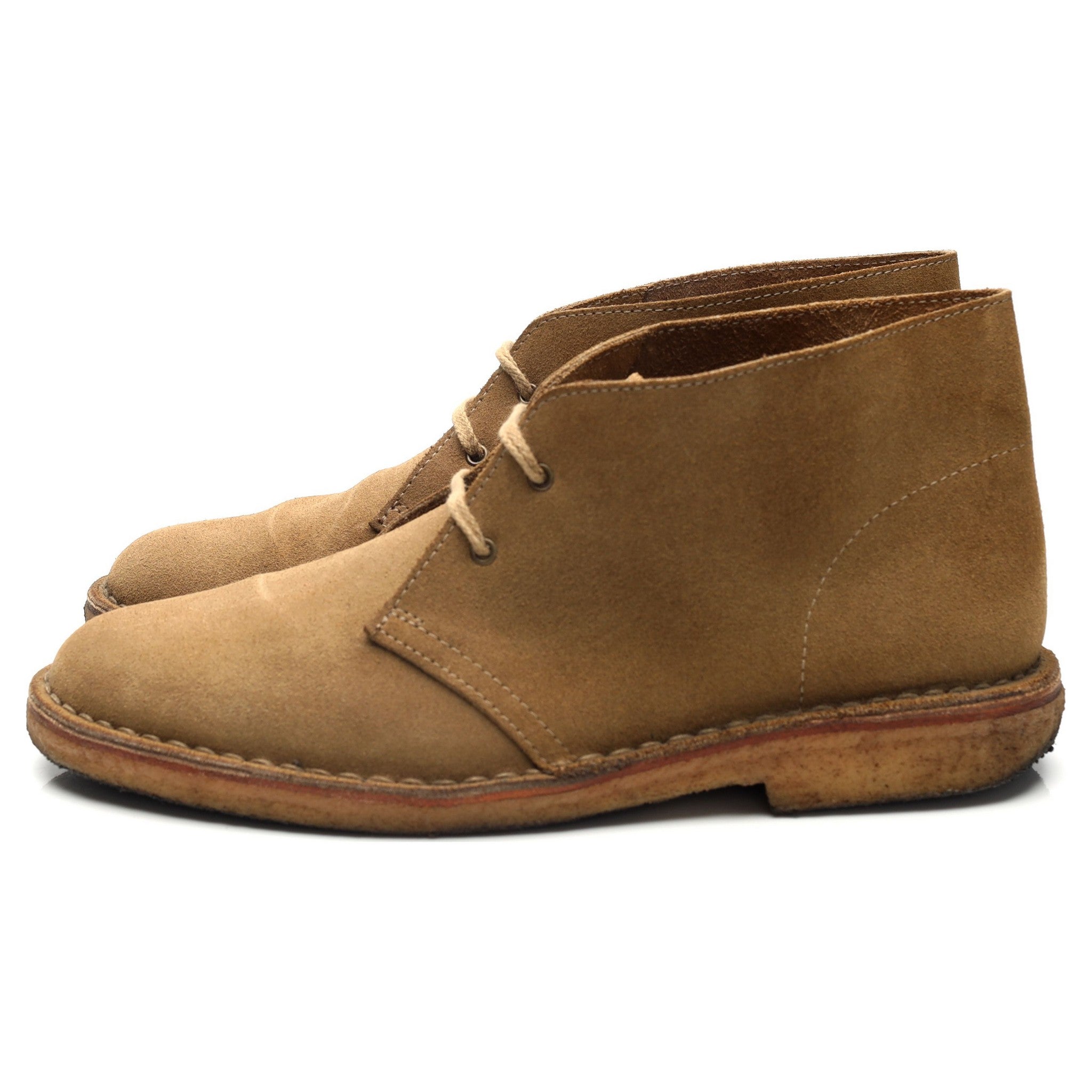 Hutton Type 01 bottines daim sable UK 7 semelle crêpe