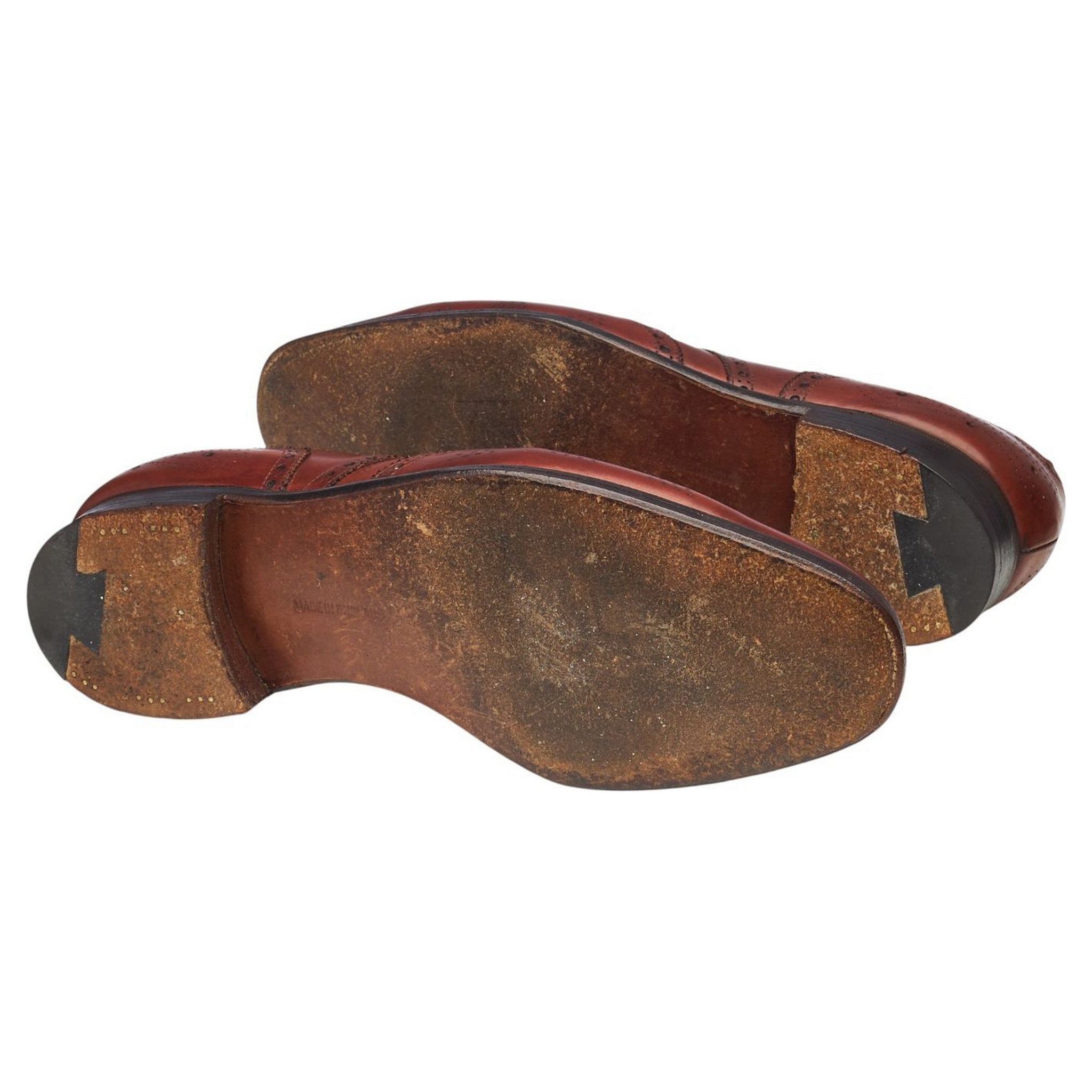 Foster & Son derbies cuir marron pointure UK 8 étroit