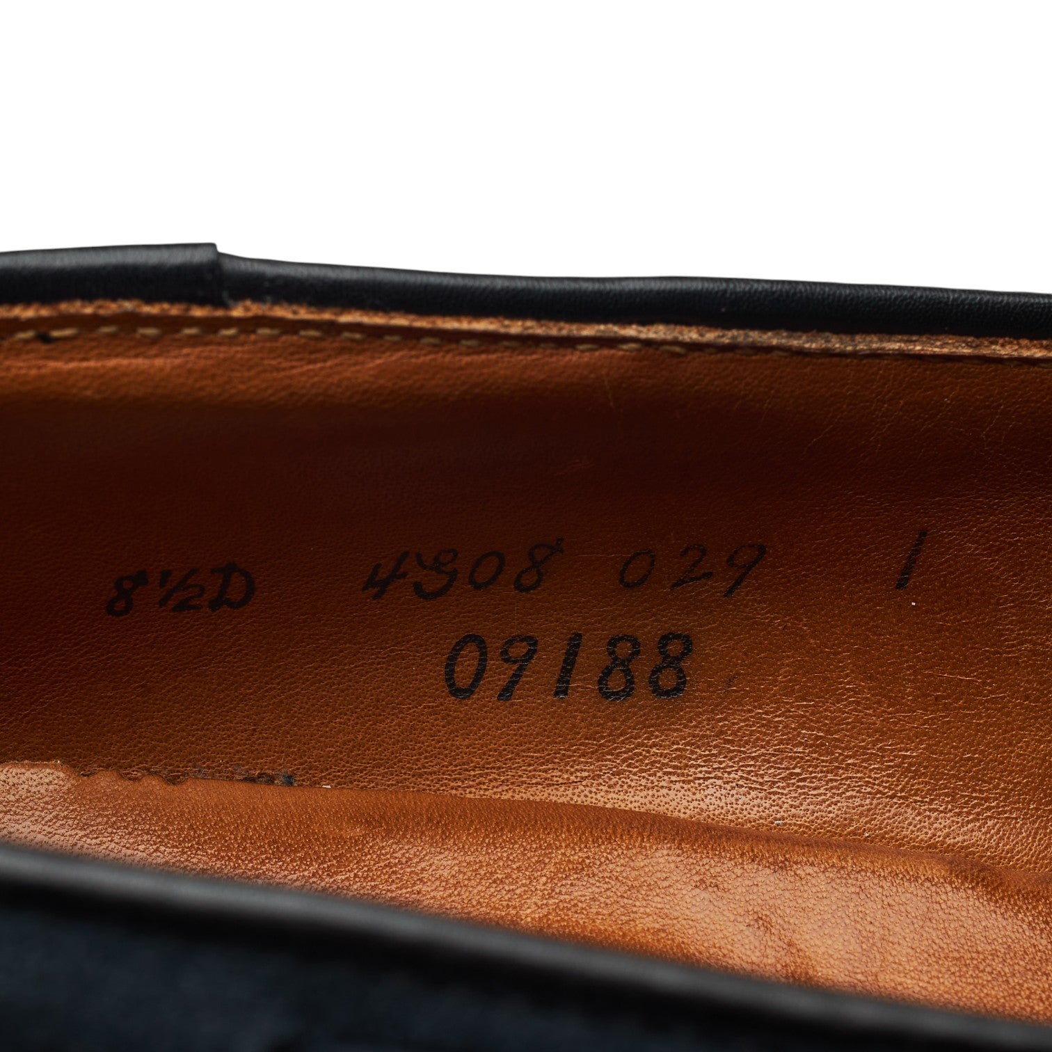 Alden 09188 mocassins daim bleu marine UK 7.5