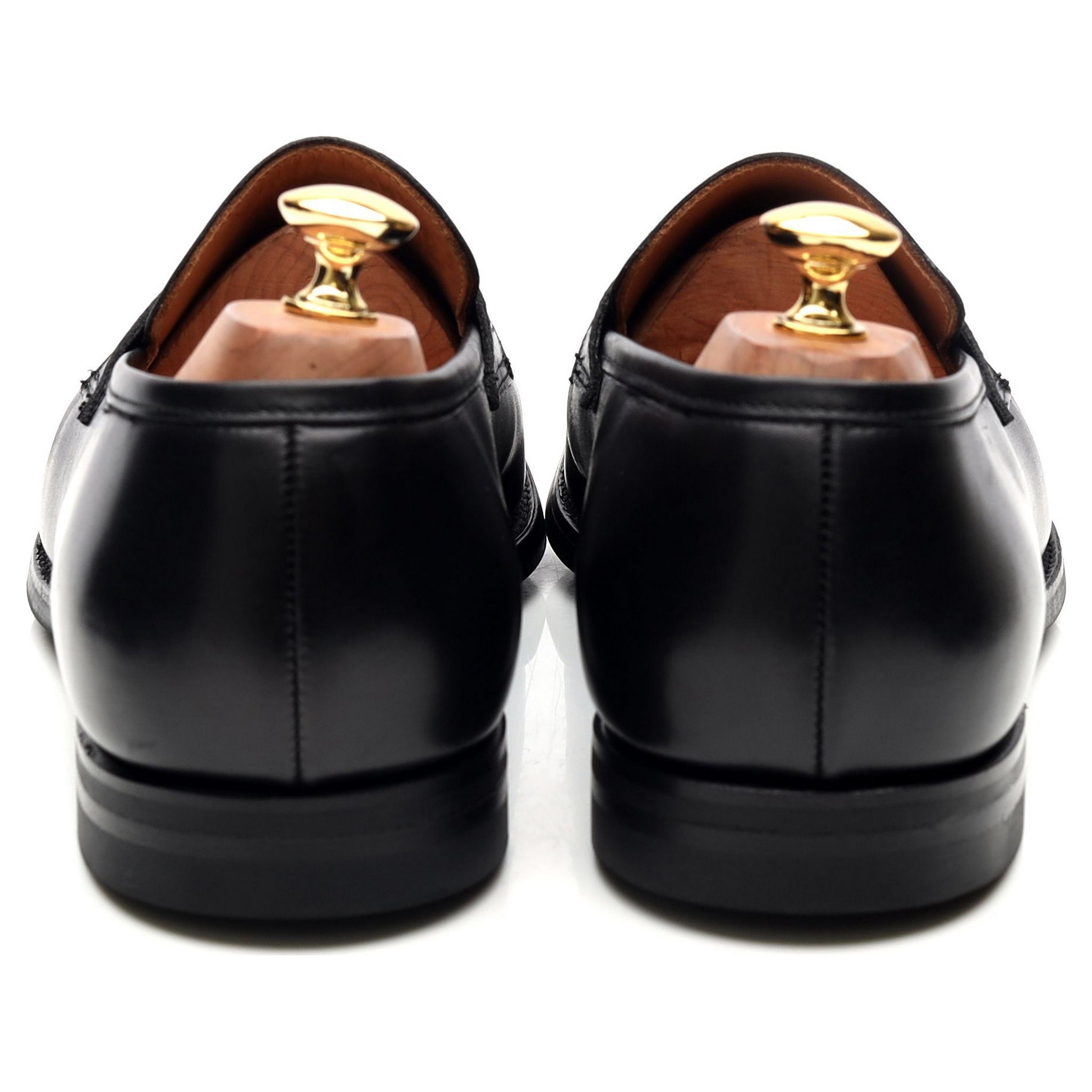 Crockett & Jones Sydney mocassins cuir noir UK 10