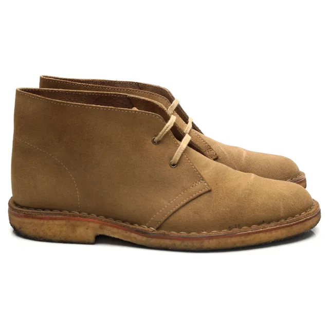 Hutton Type 01 bottines daim sable UK 7 semelle crêpe