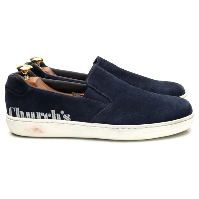 Church's Fawley baskets daim bleu marine UK 7