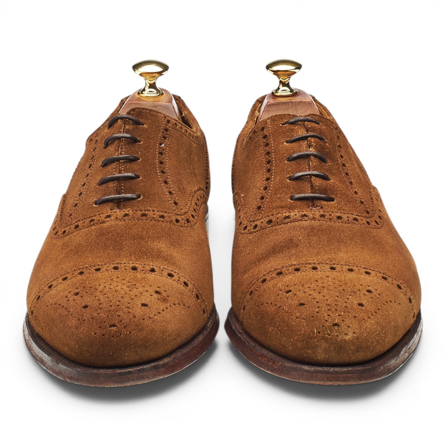 Shipton et Heneage Winchester richelieu suède marron UK 9
