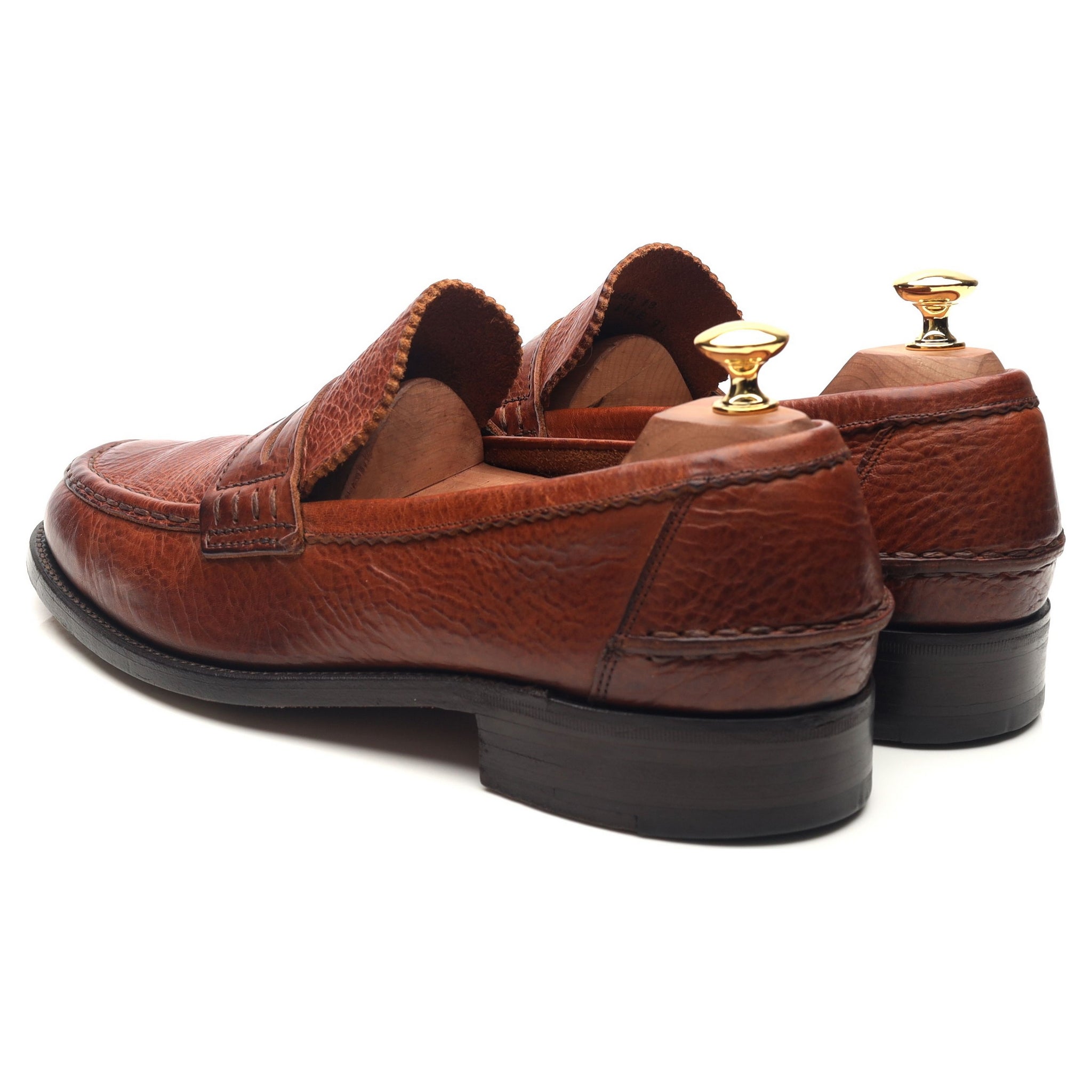 Barker penny mocassin cuir grainé marron UK 9,5 confort
