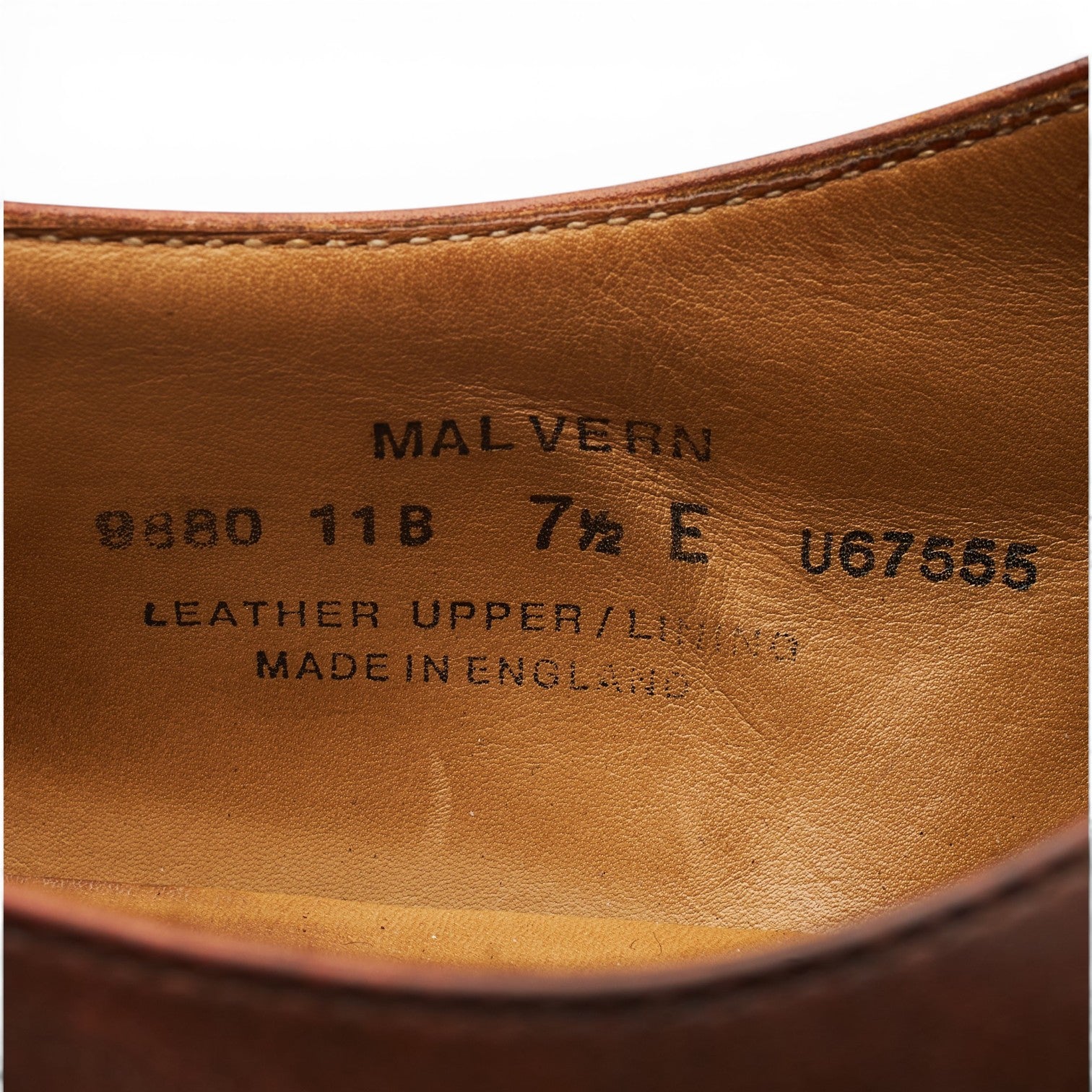 Crockett & Jones Malvern monk cuir marron pointure 41,5