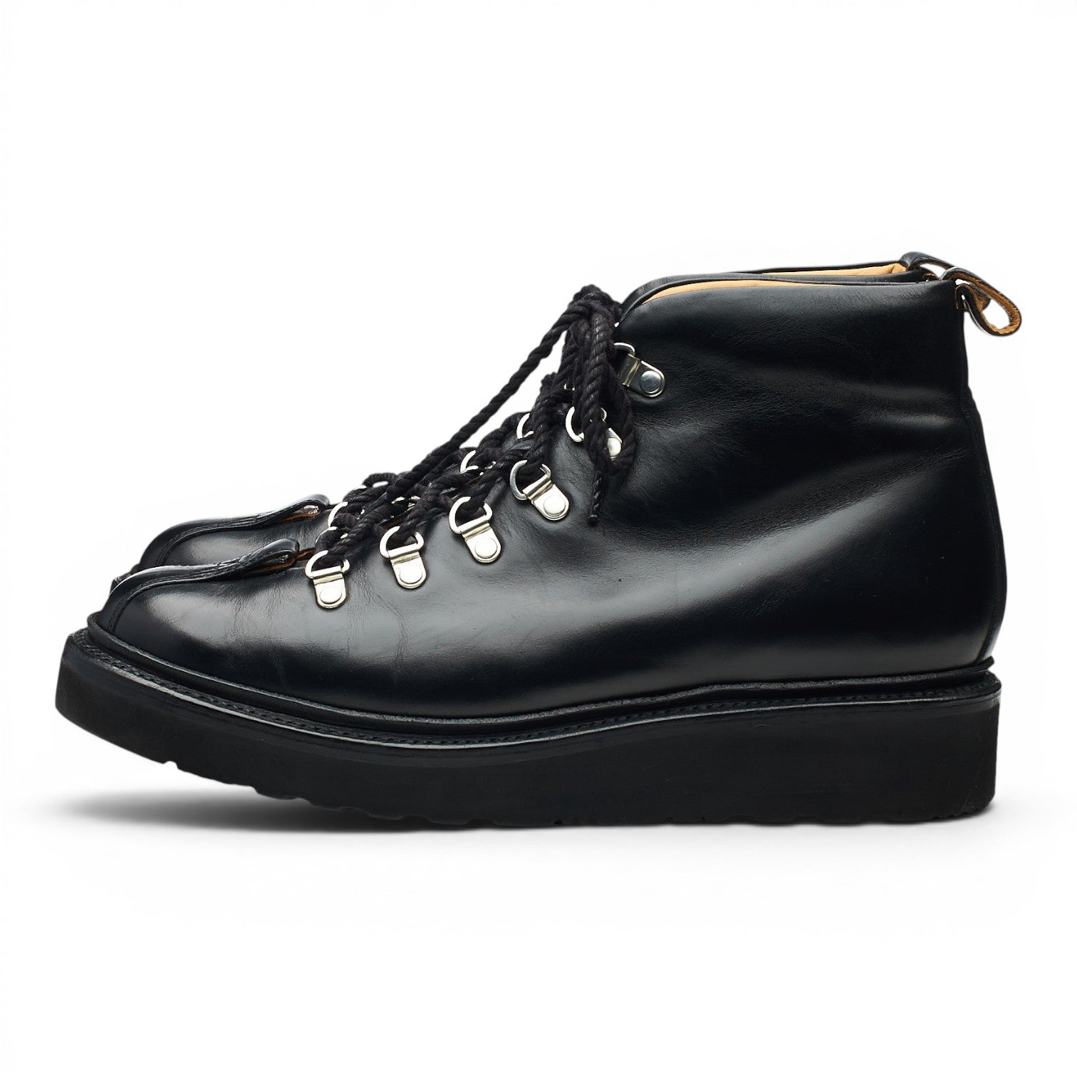 Grenson Bobby boots cuir noir UK 8 randonneur