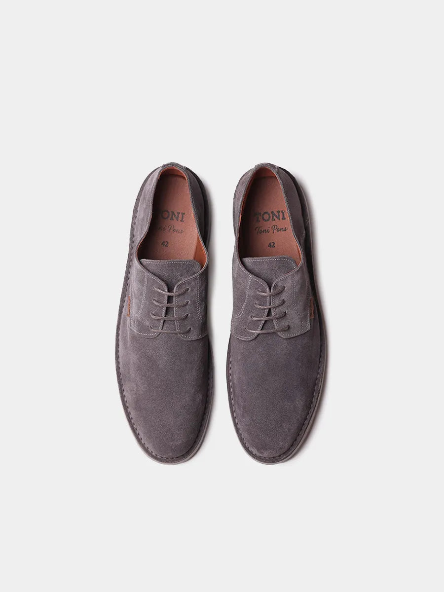 Toni Pons Jeff-SY derby daim gris homme 3 cm