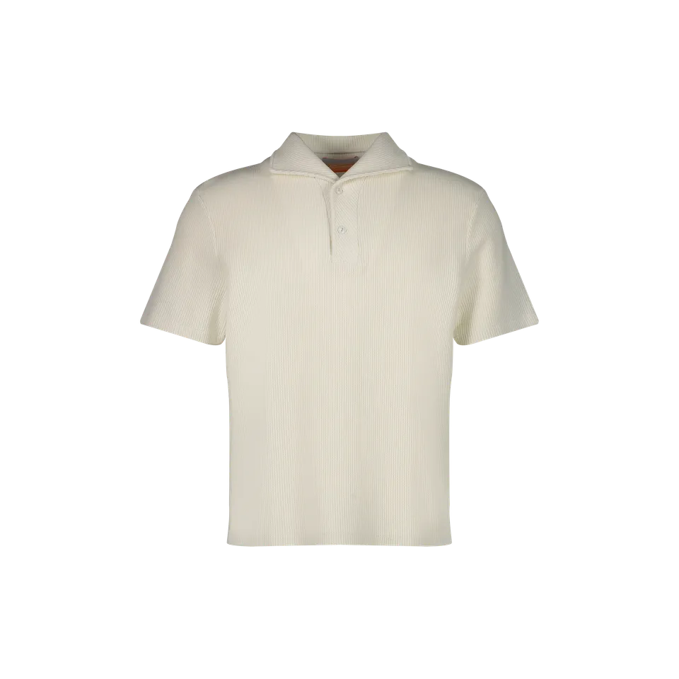 Rivieras Capri polo blanc interlock coton