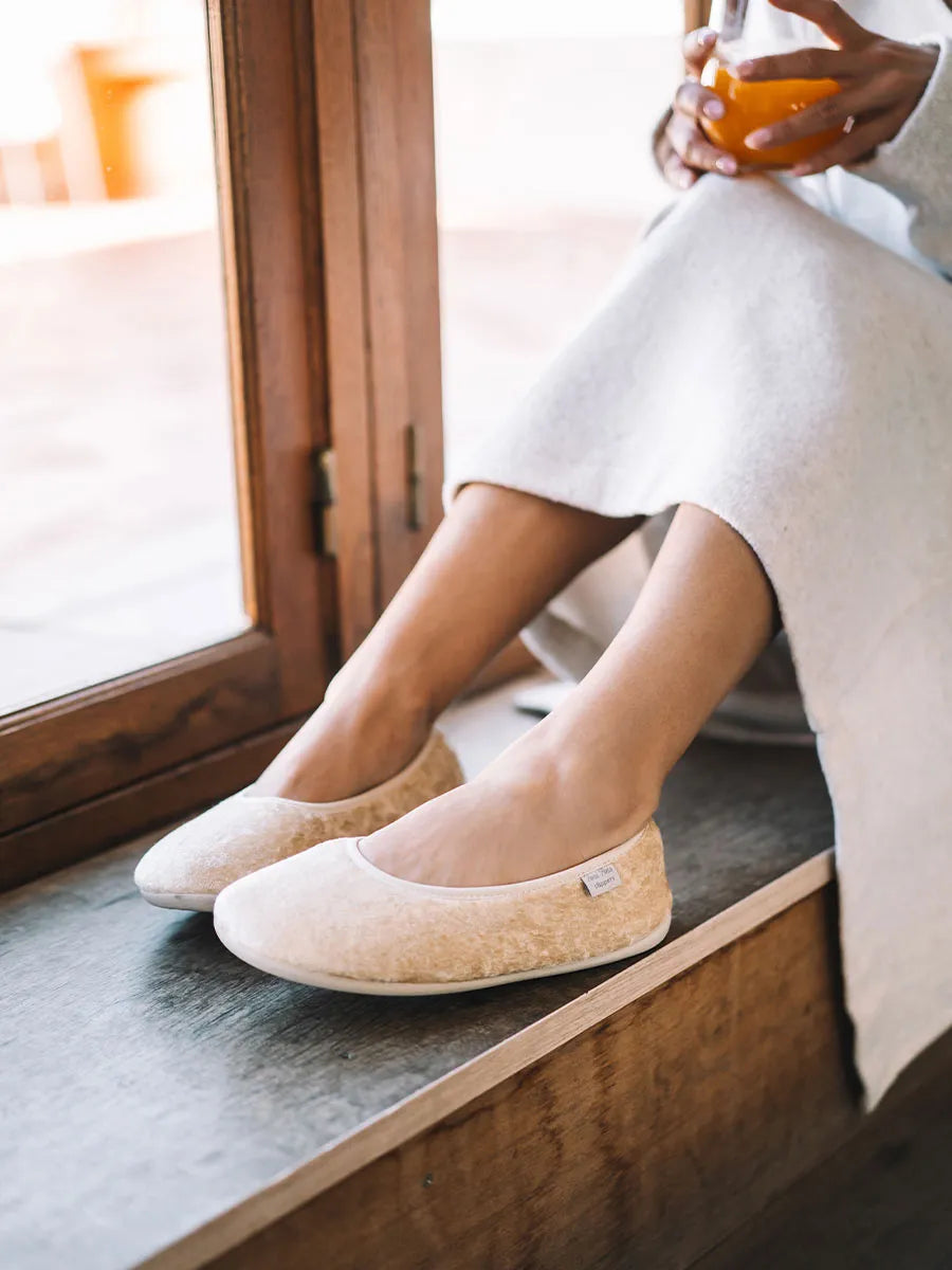 Toni Pons Altea chausson ballerine velours femme