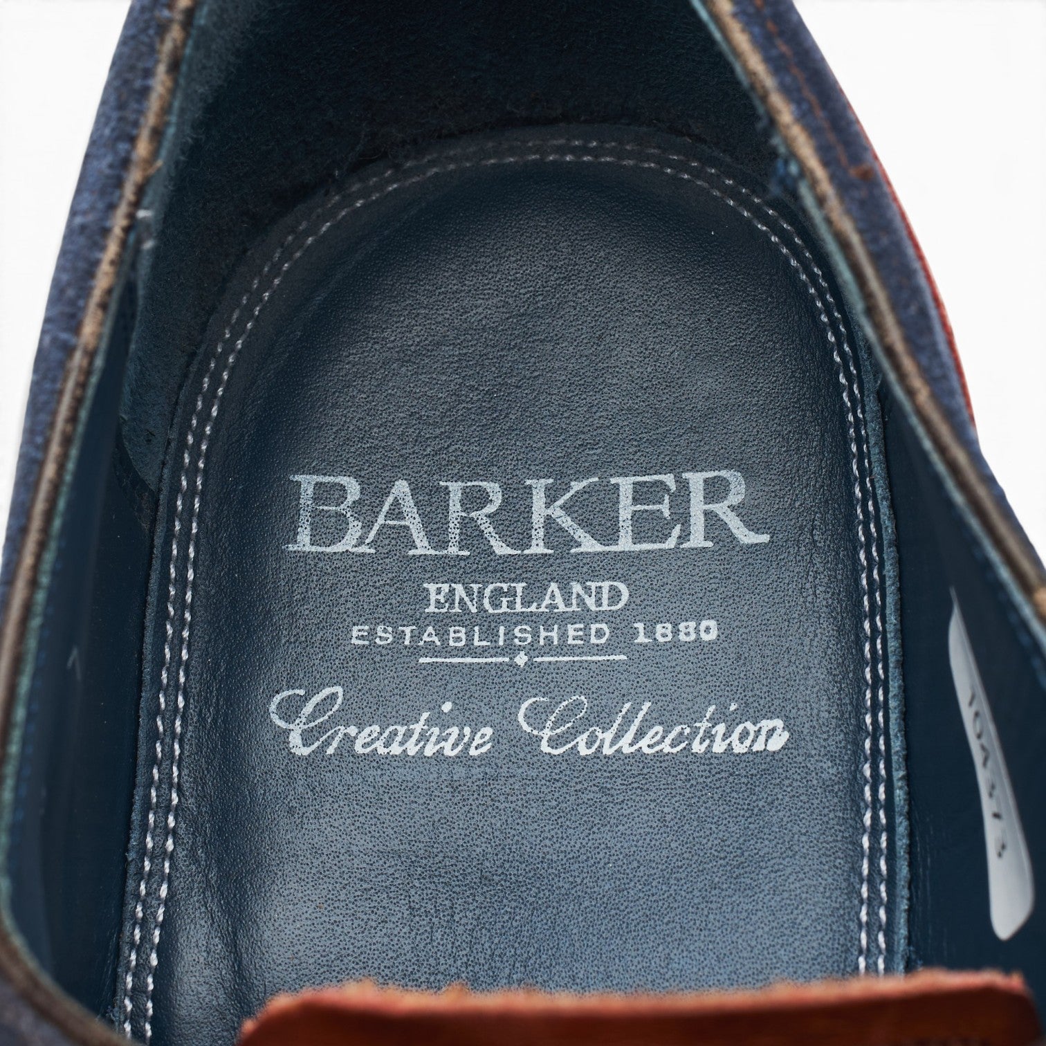 Barker McClean oxford cuir marron pointure 7 UK