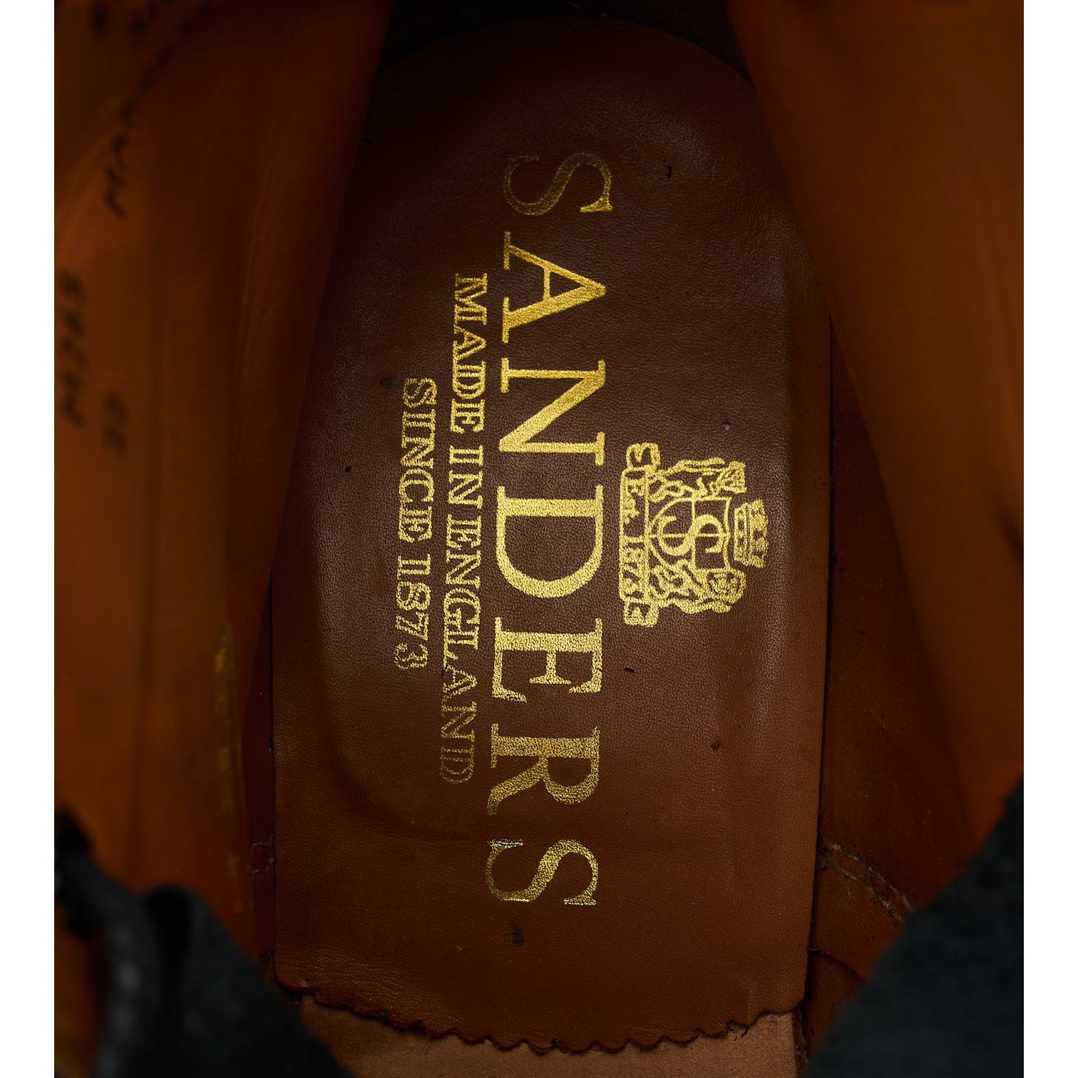 Sanders Kelso bottines cuir noir pointure UK 7.5