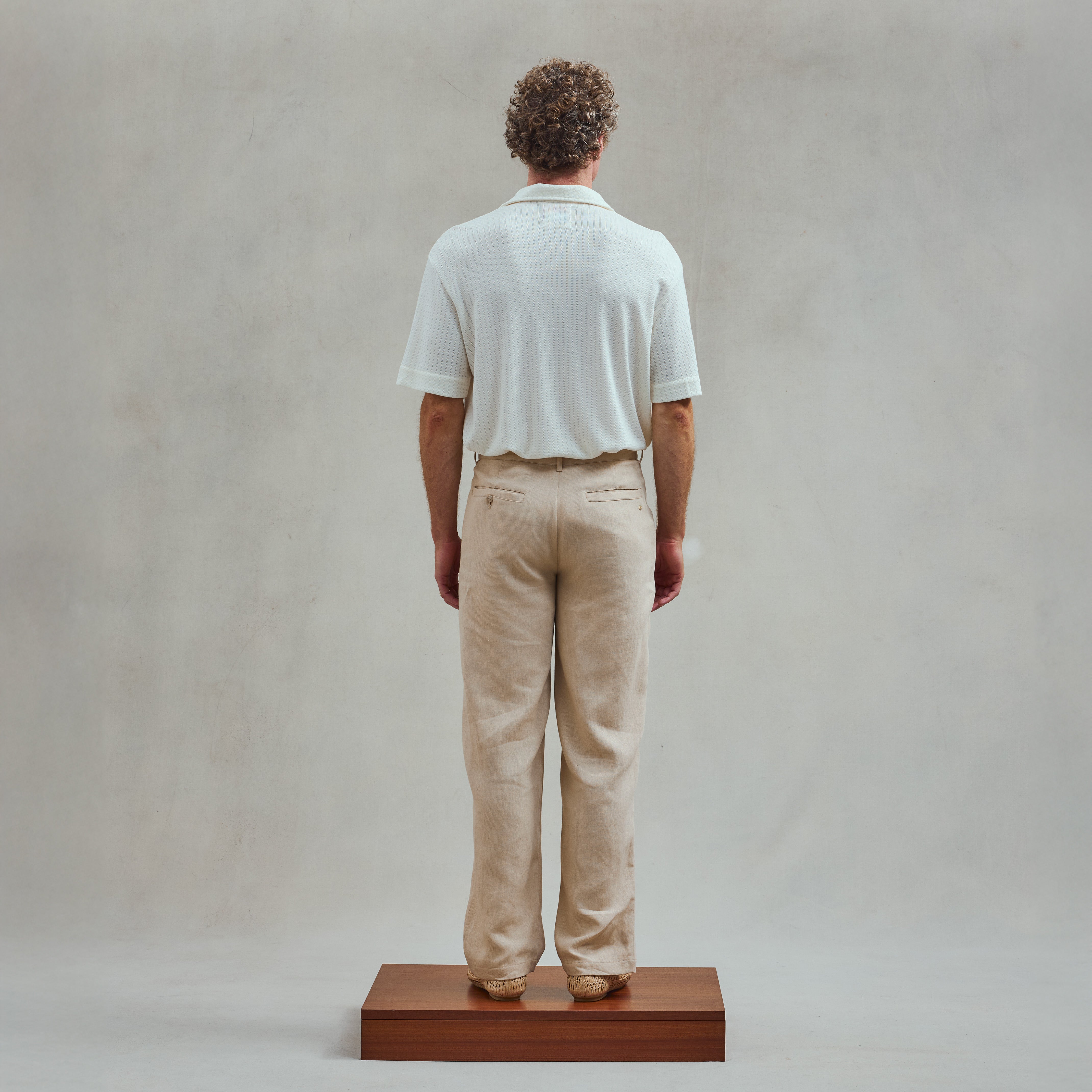 Rivieras Fatigue pantalon lin beige