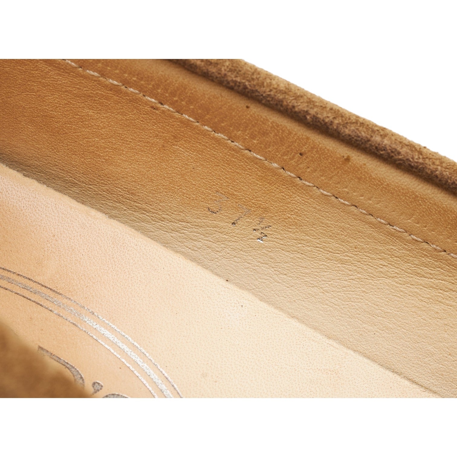 Tod's mocassins penny daim beige 37,5 femme