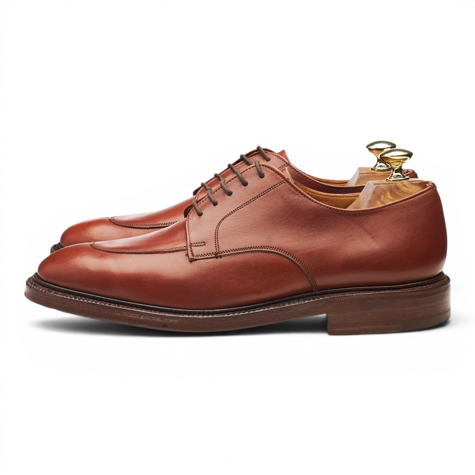 Church's Dartmoor derbies cuir marron UK 7 bout golf