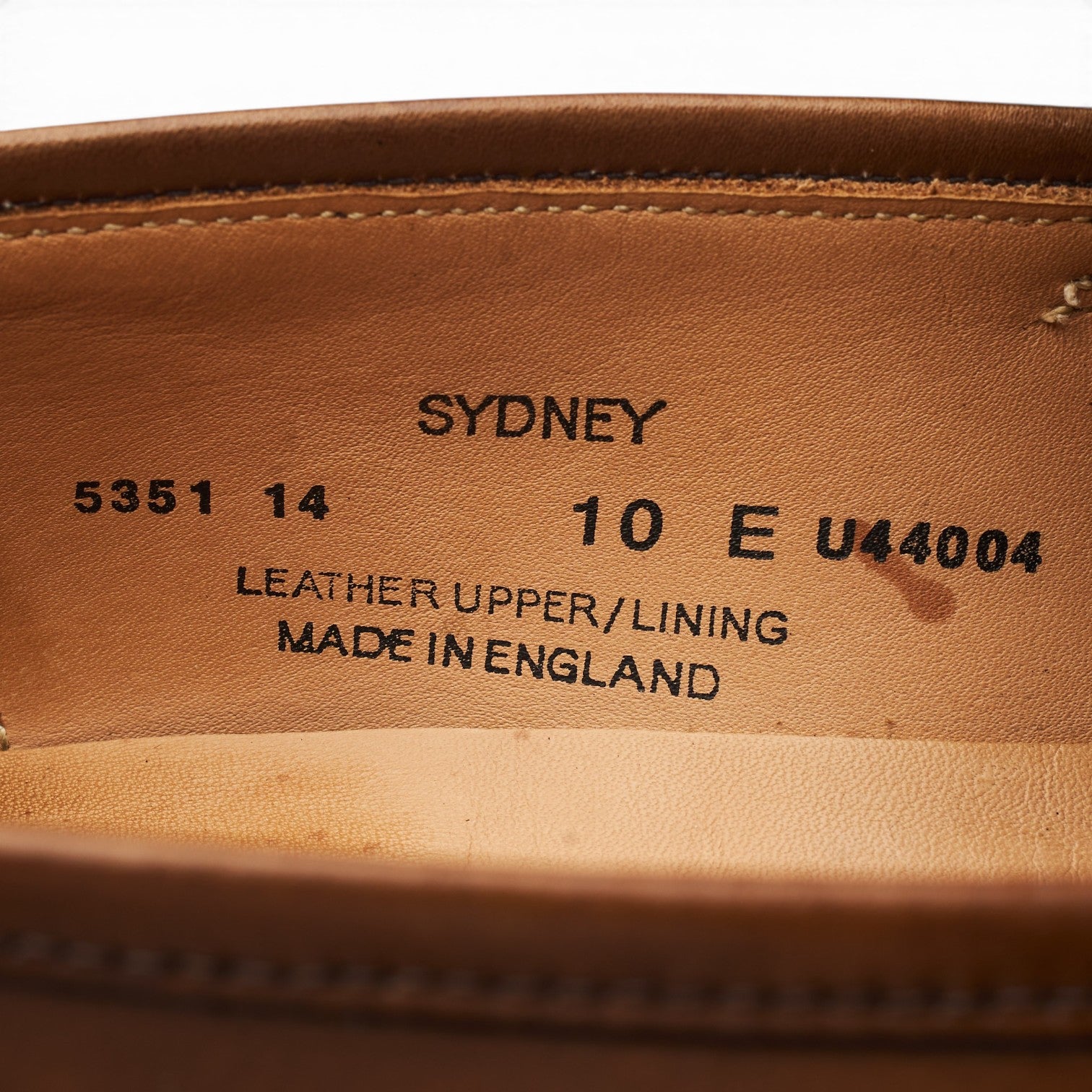 Crockett & Jones Sydney mocassins cuir marron UK 10