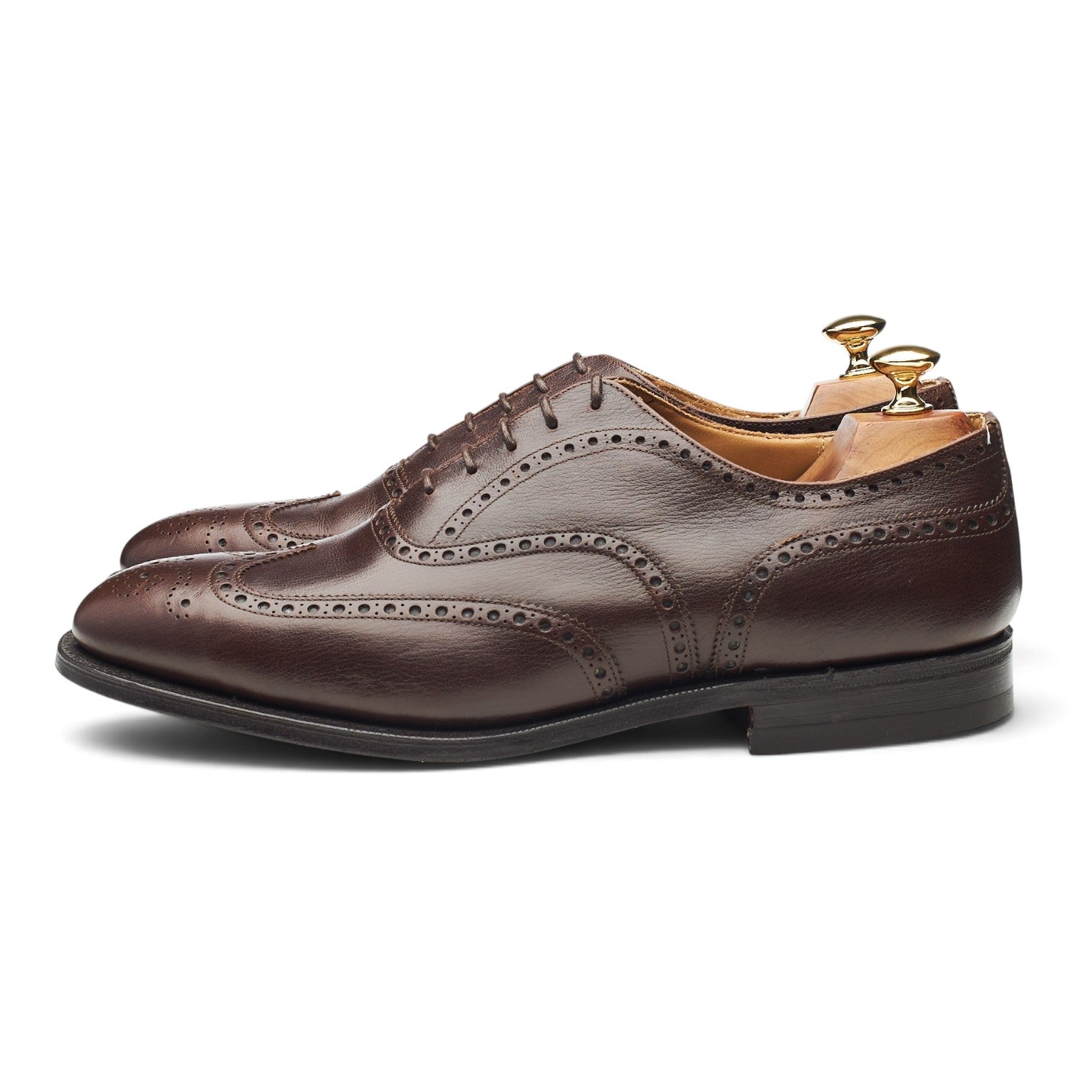 Church's Nene oxford brogues cuir marron 9.5 bout fleuri