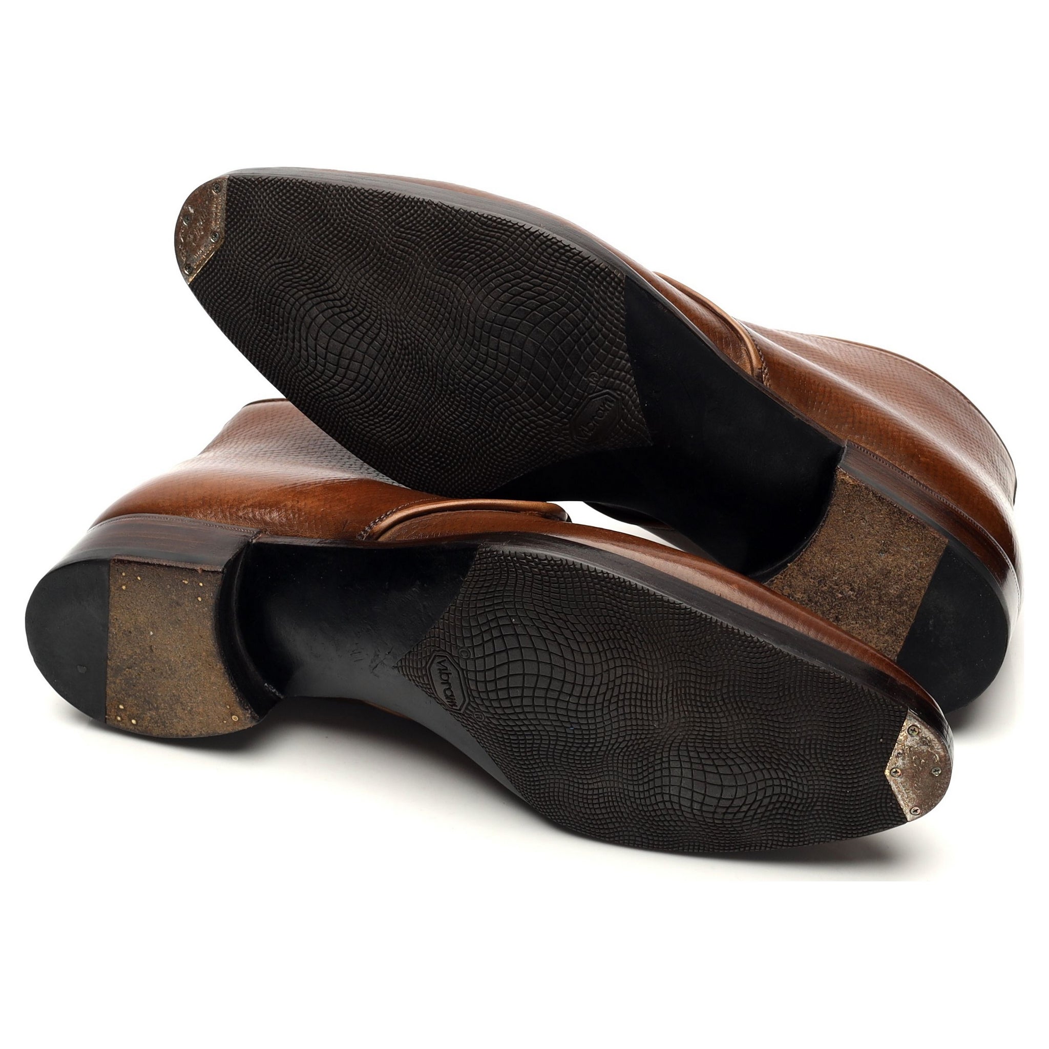 Yeossal Tyersall desert boots cuir grain marron UK 7.5