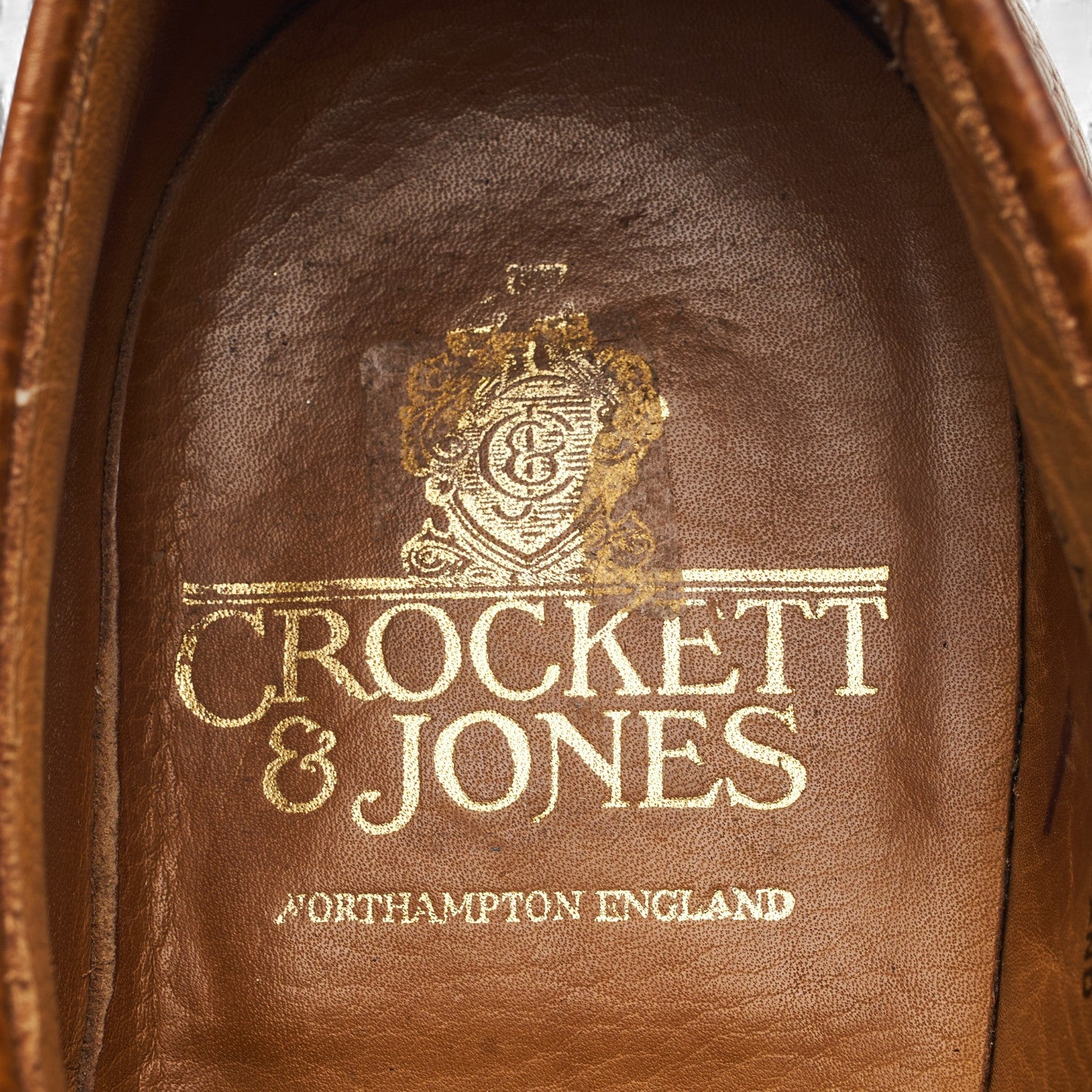 Crockett & Jones Grasmere derby cuir marron pointure 7.5