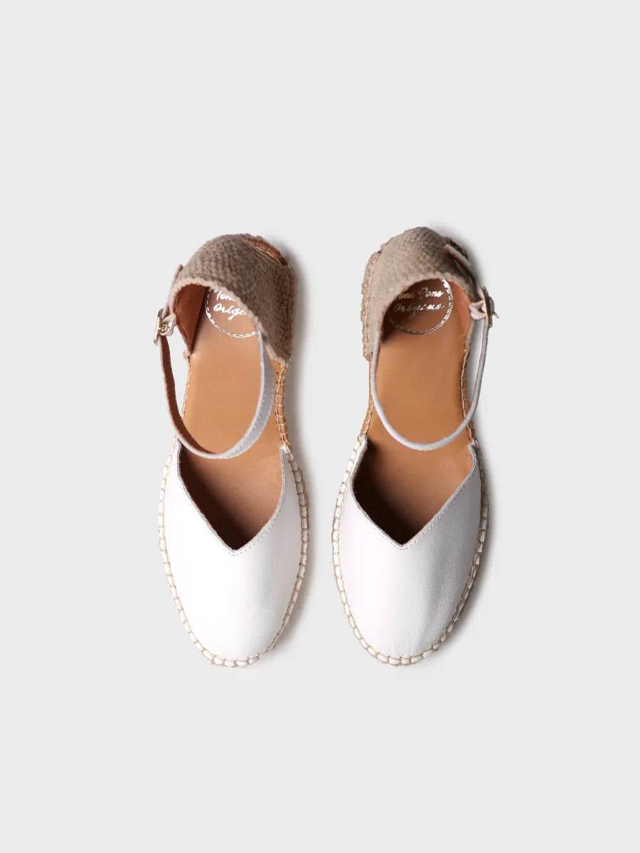 Toni Pons Magda-P espadrille cuir 38 talon 7,5 cm