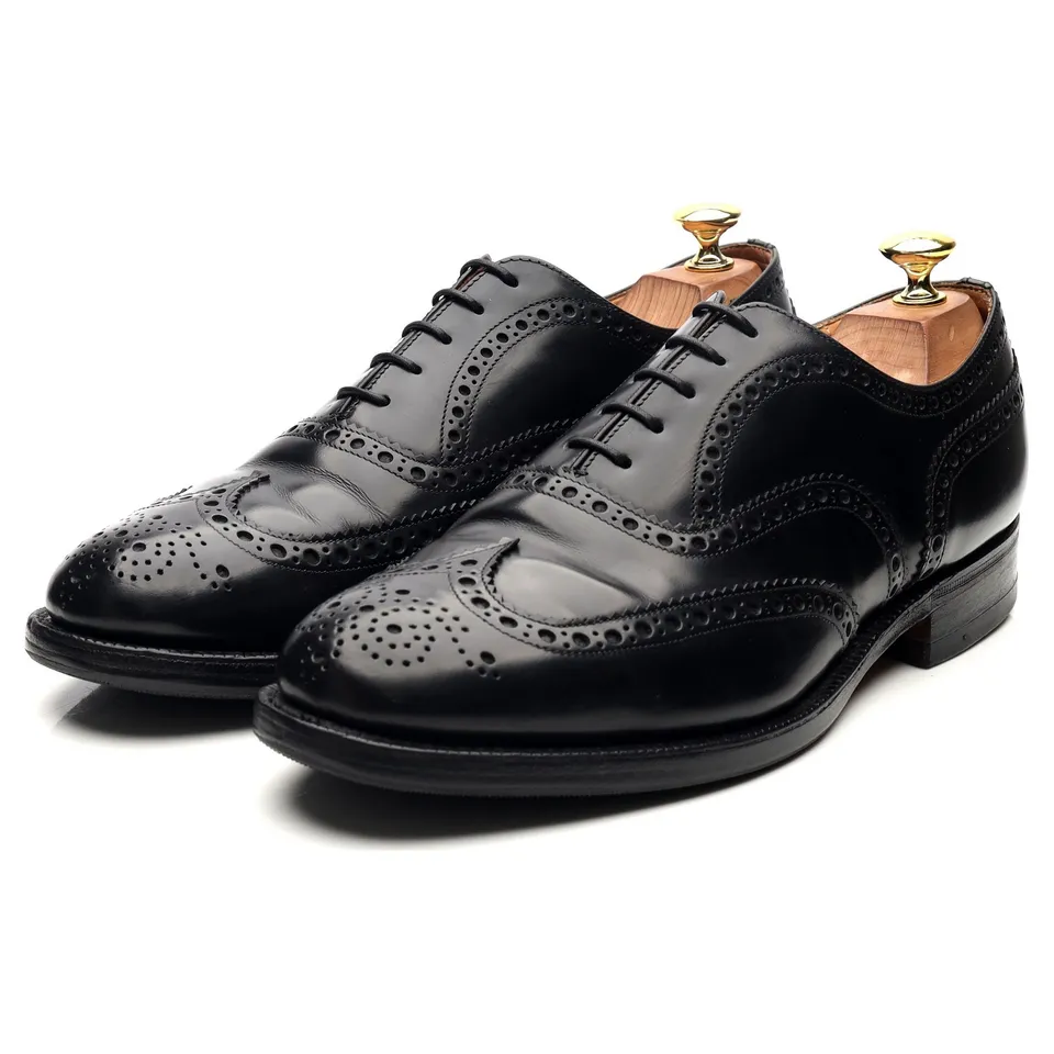 Church's Burwood oxford cuir noir UK 8.5 G