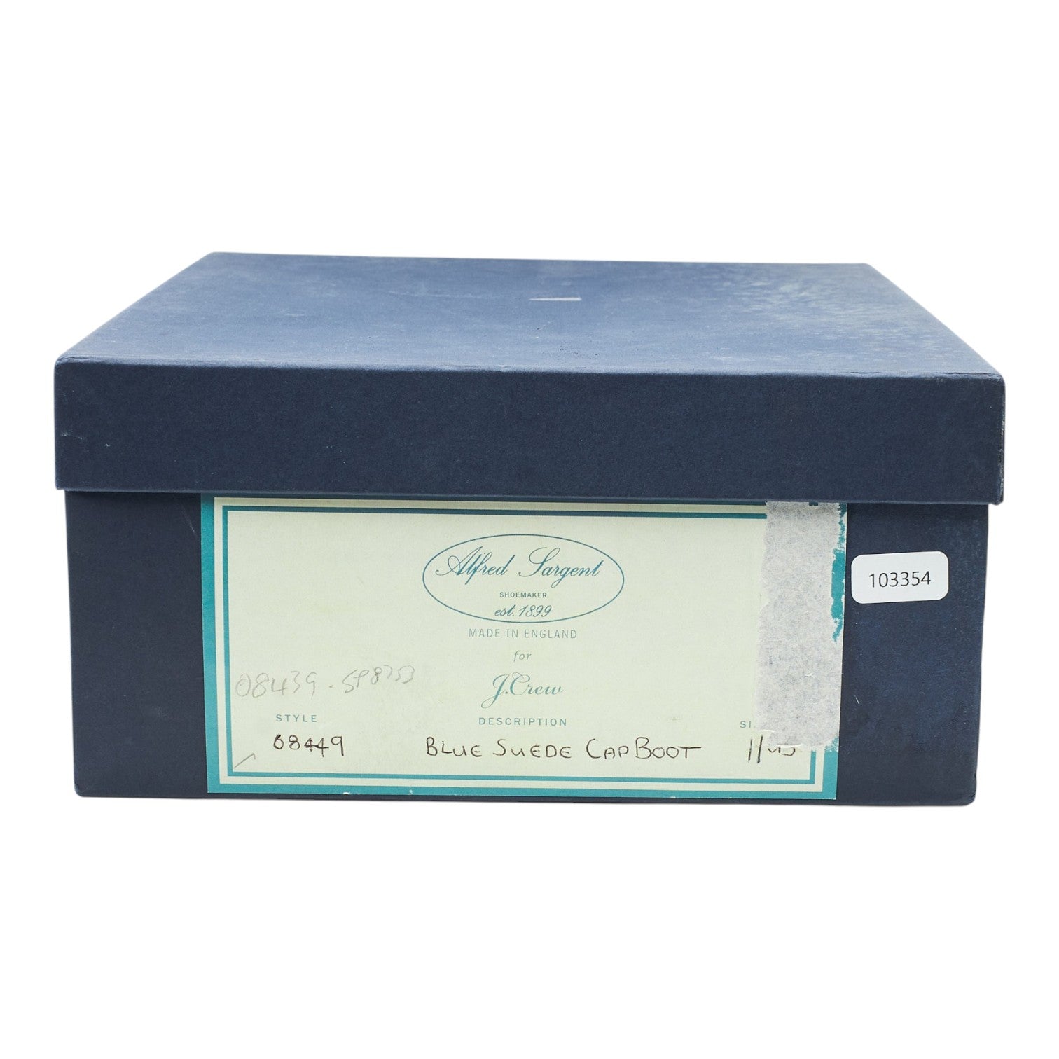 Alfred Sargent bottine suède bleu marine UK 10.5
