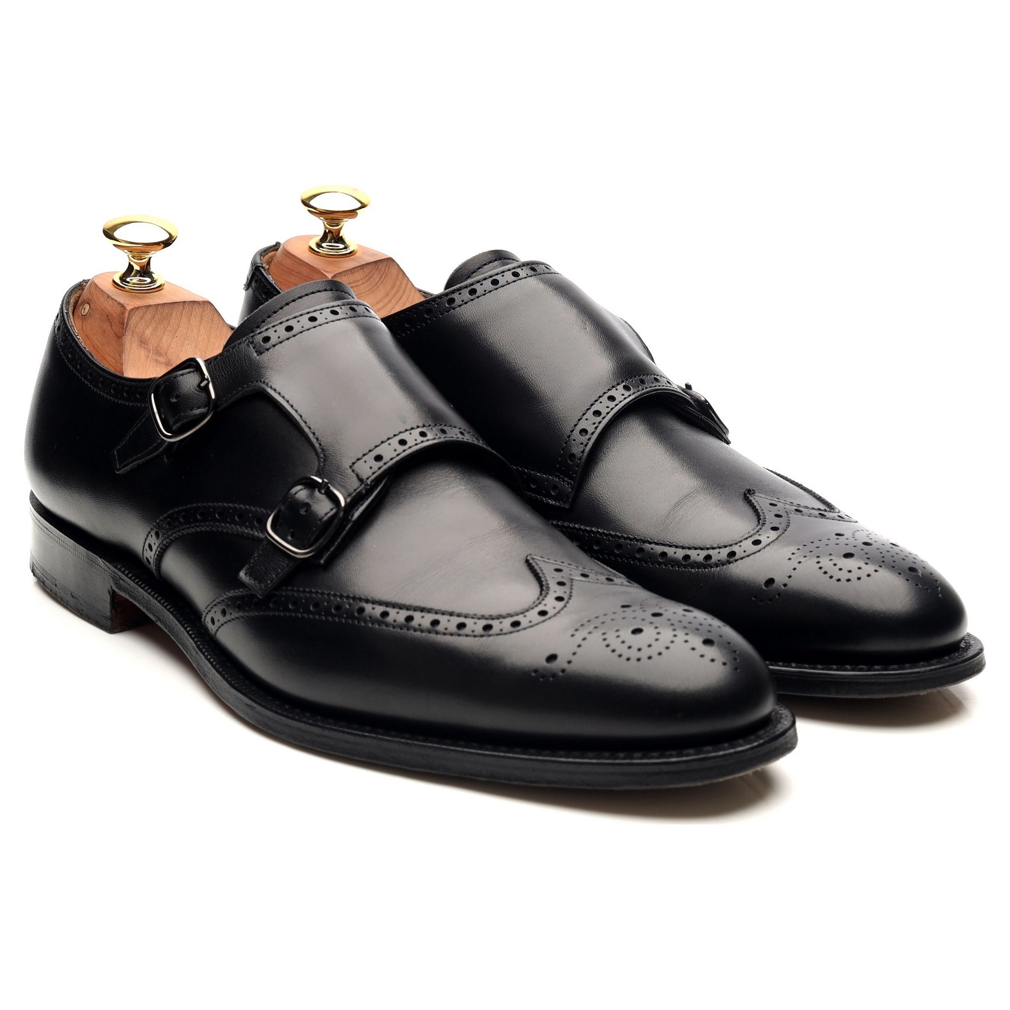 Church’s Chicago chaussures monk cuir noir UK 6,5
