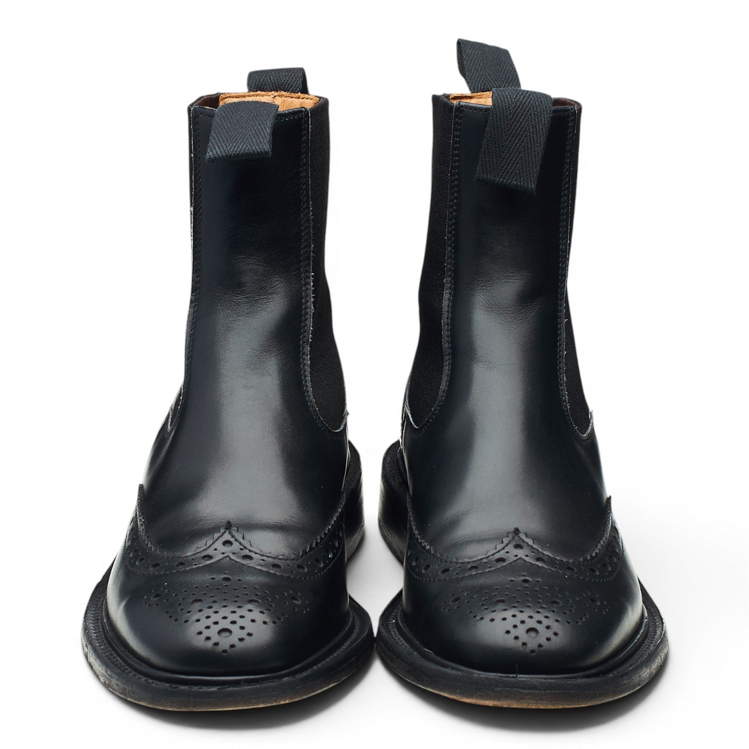 Tricker’s Silvia bottines chelsea cuir noir UK 5