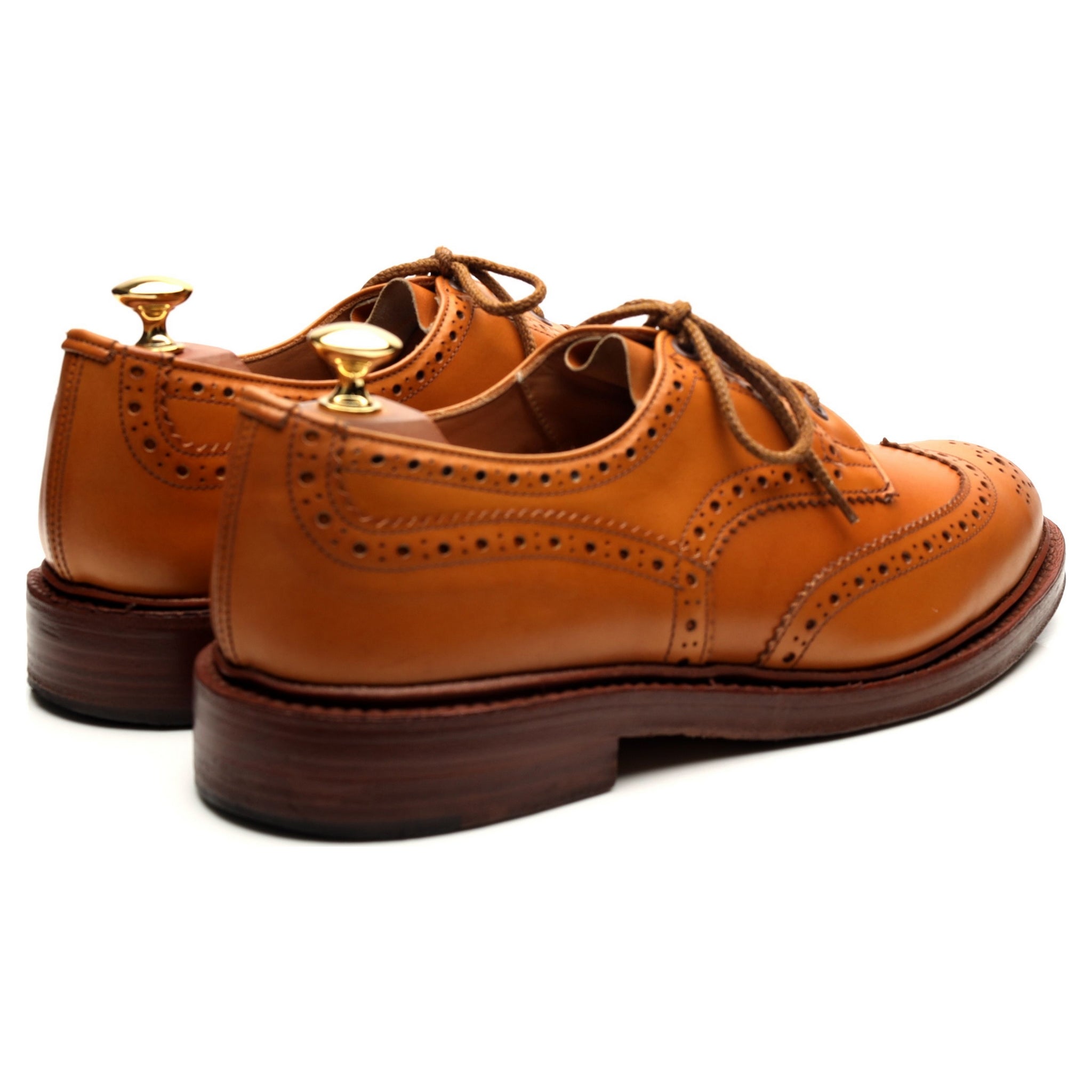 Tricker's Bourton derby cuir camel pointure UK 9.5