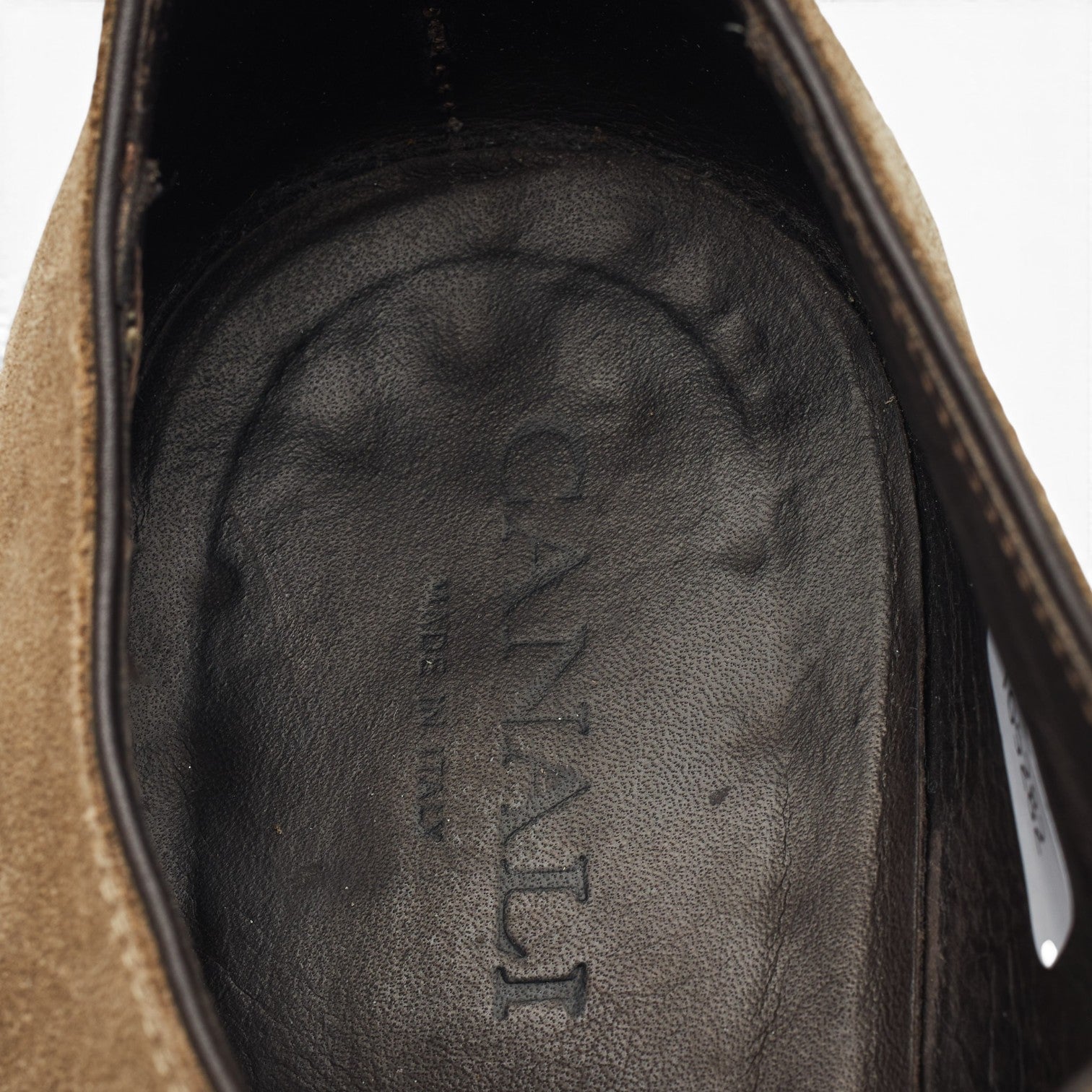 Canali derby daim pierre pointure UK 8