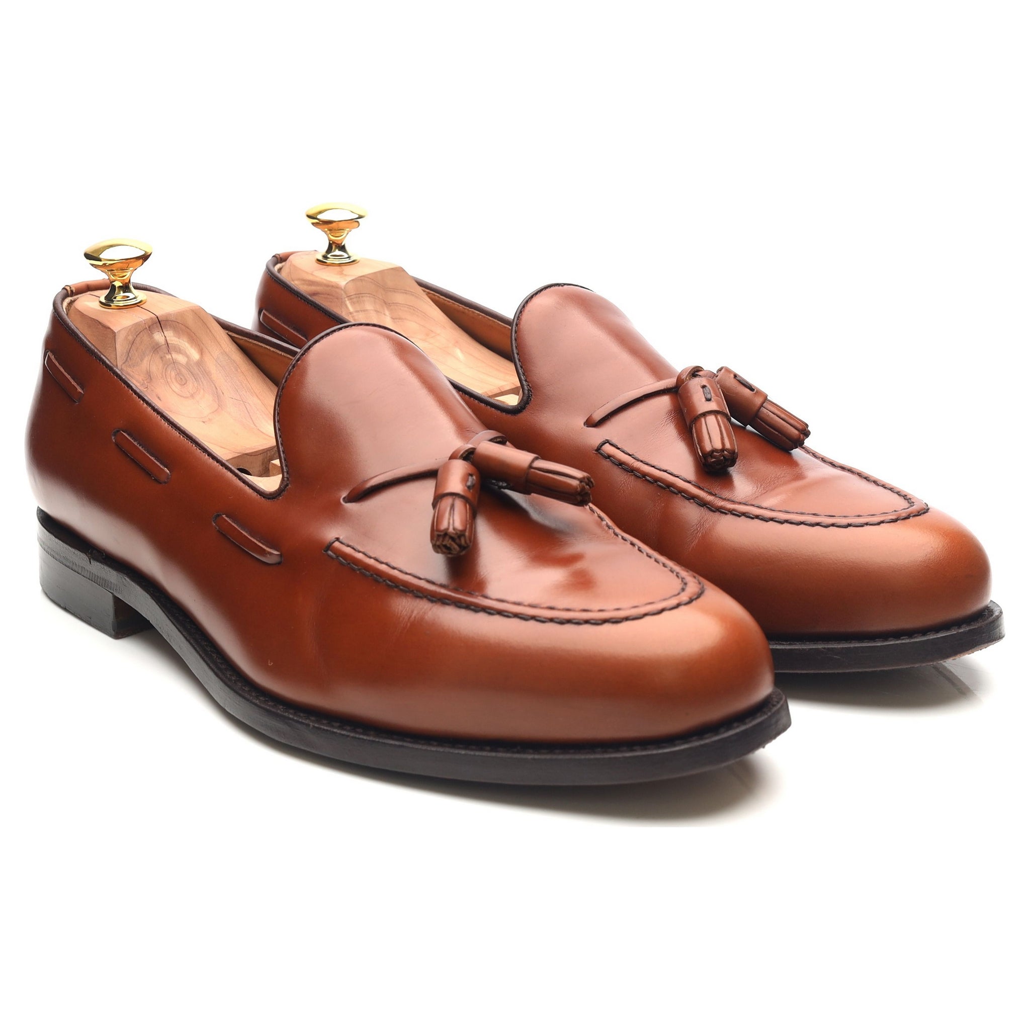 Herring Fletcher mocassins cuir marron UK 12
