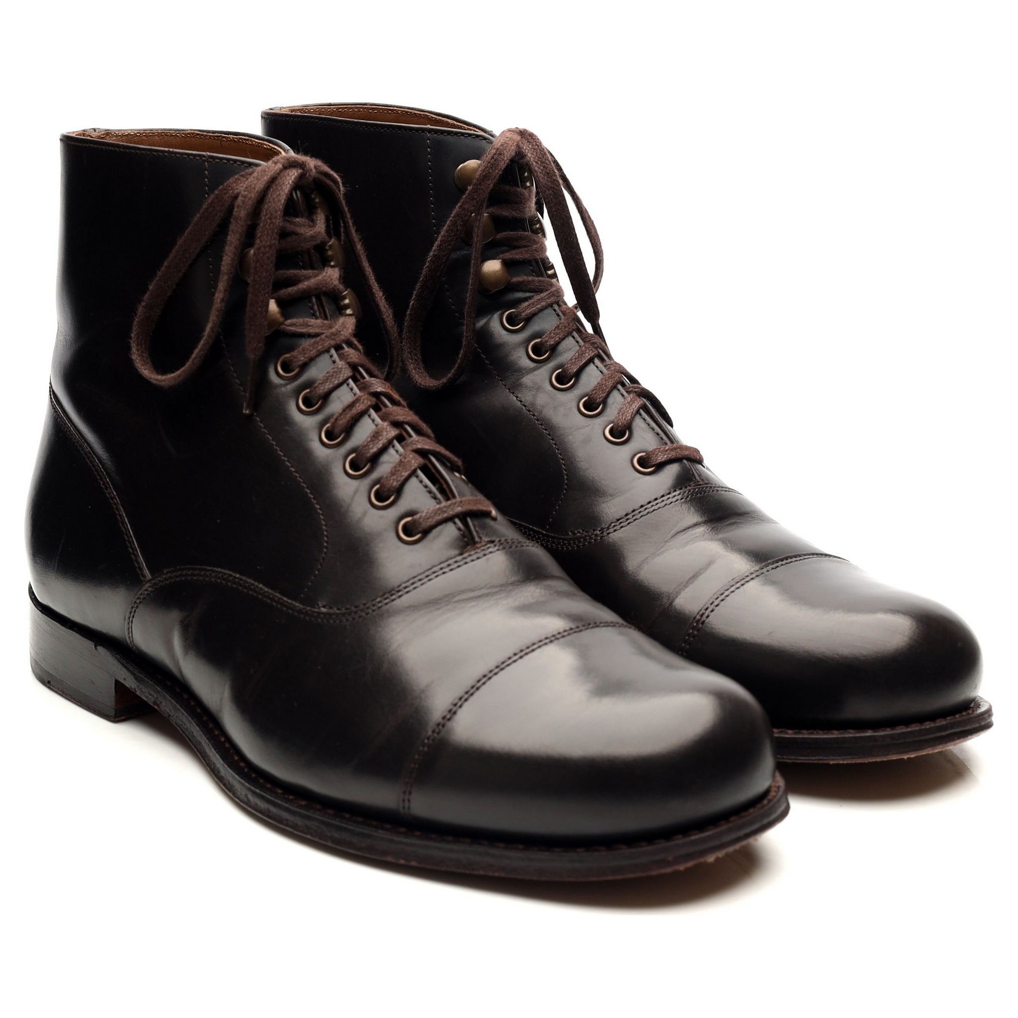 Grenson Leander boots cuir marron UK 7