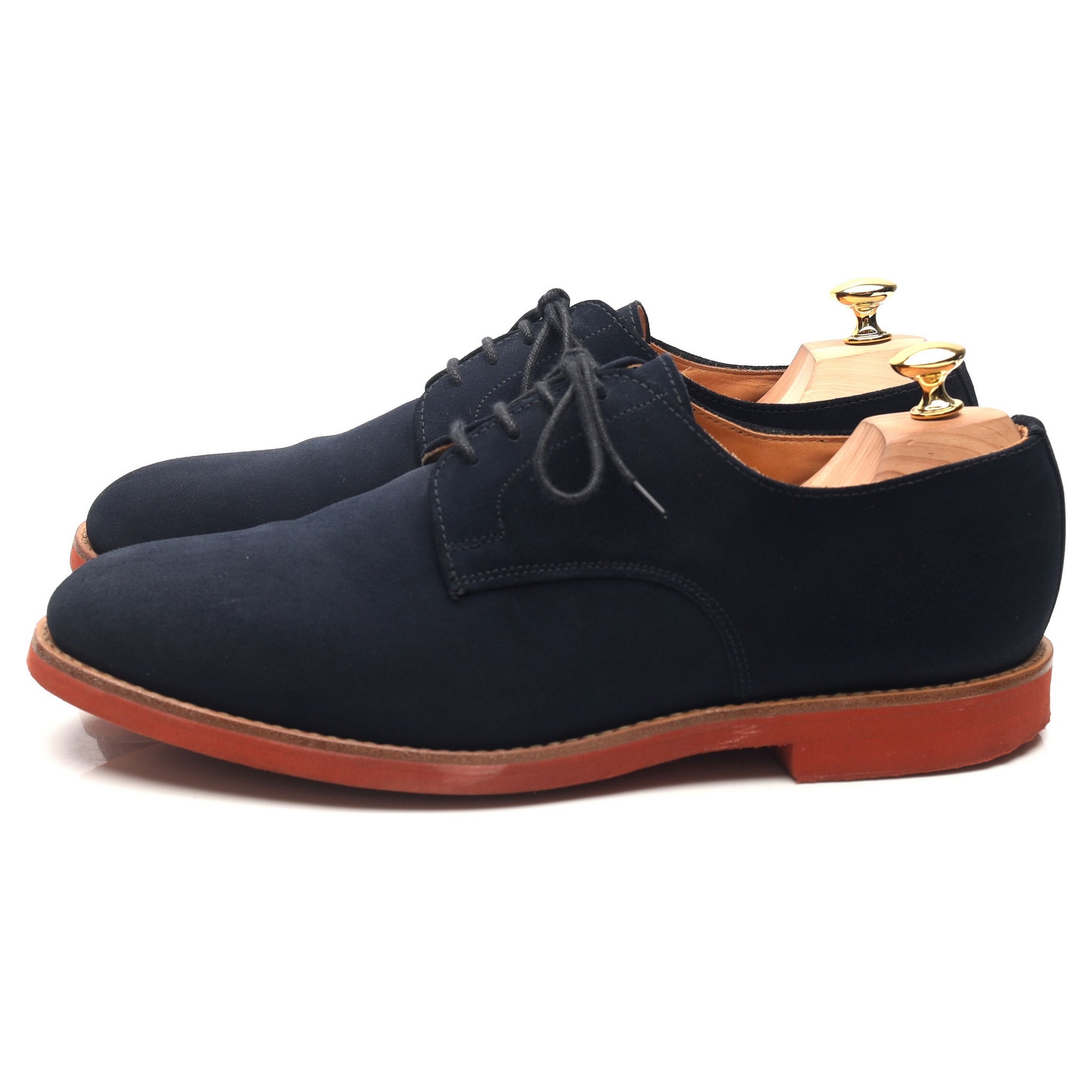 Mark McNairy Derby Suède Bleu Marine UK 11