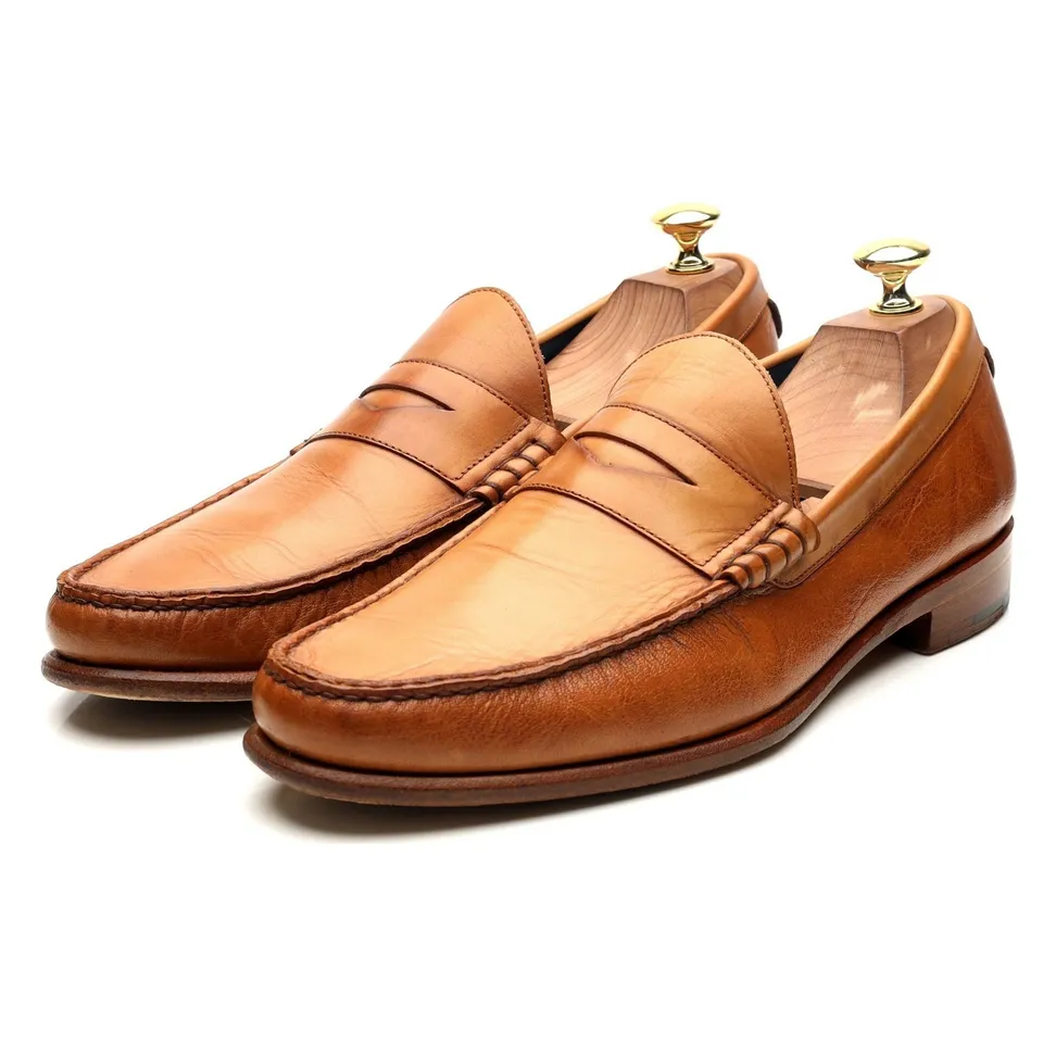 Barker Jack 2 mocassins marron pointure UK 7.5 cuir