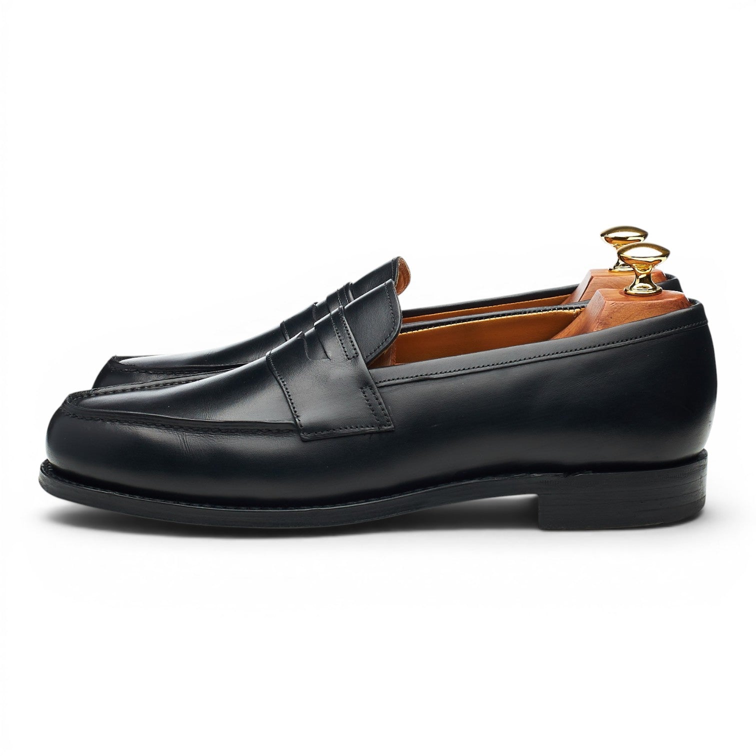 Tim Little Whisky Women mocassin cuir noir UK 9