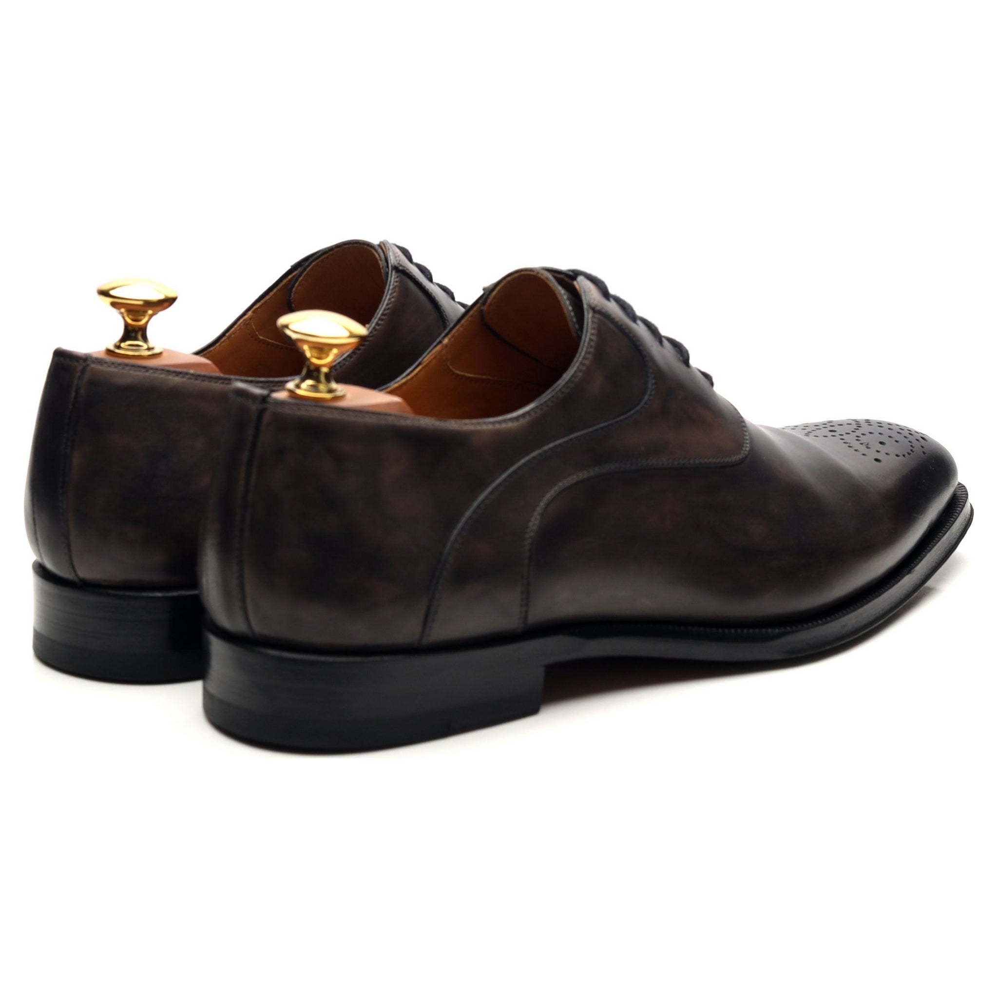 Magnanni oxford cuir gris pointure UK 6