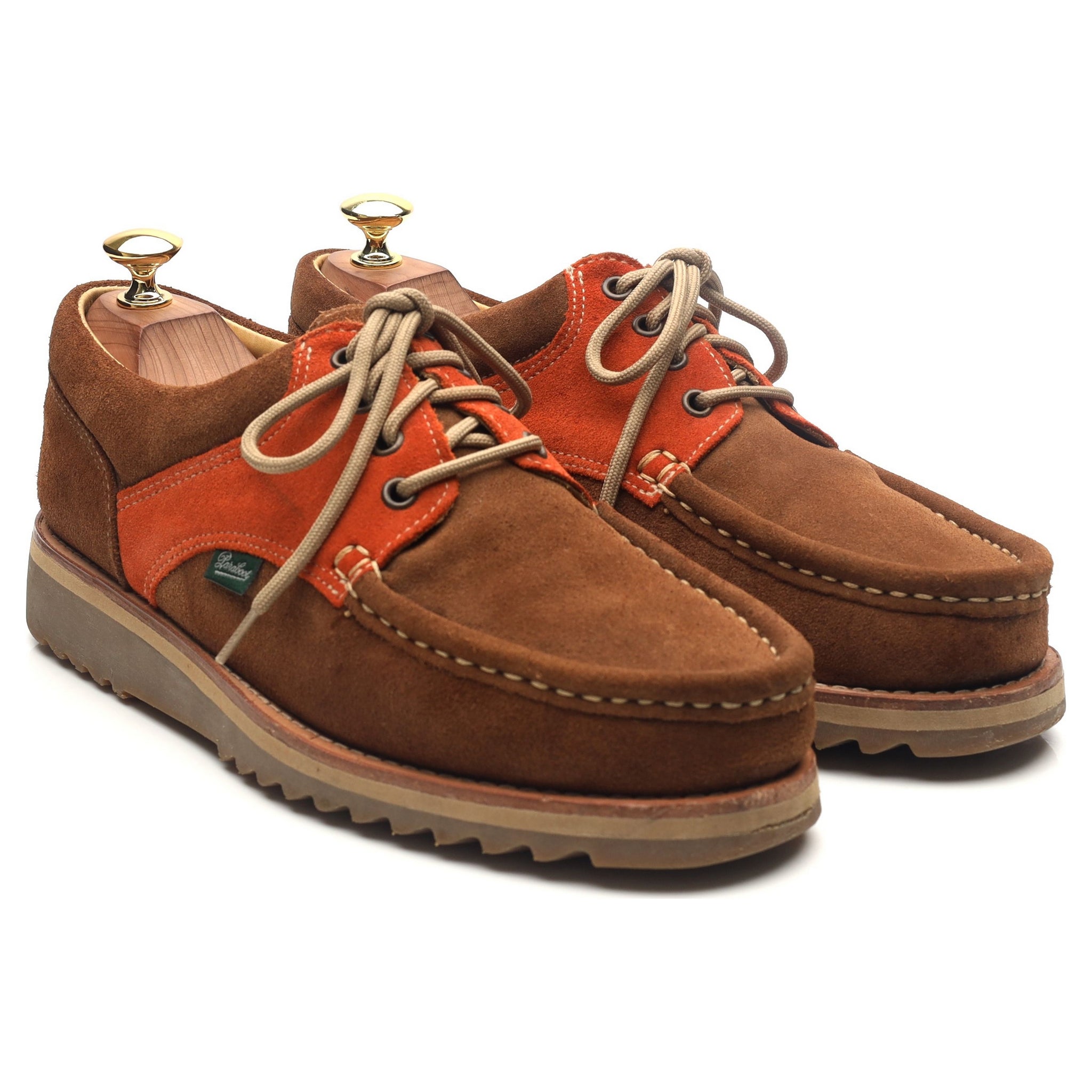 Paraboot Thiers chaussures bateau daim marron UK 8