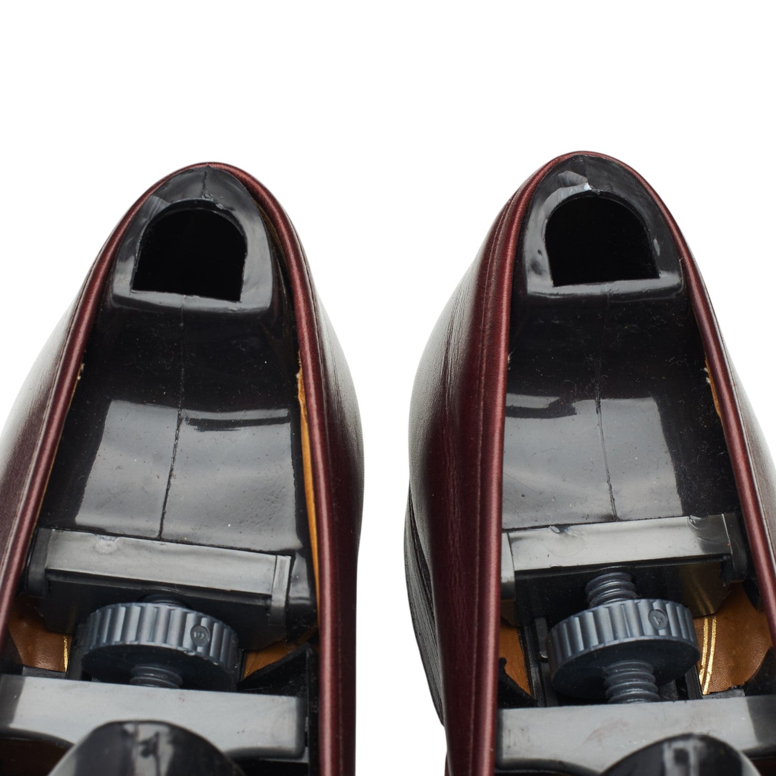 George Cleverley mocassin cuir bordeaux UK 6.5