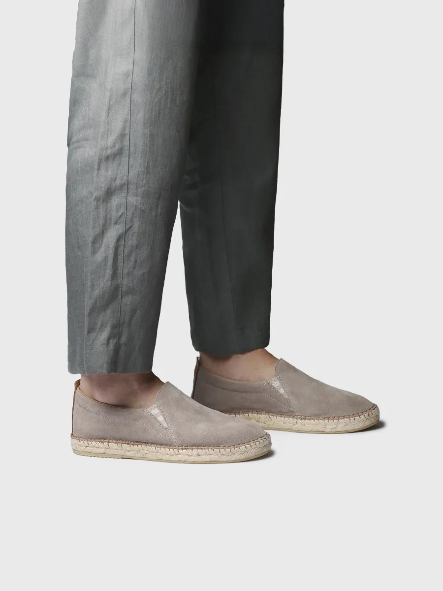 Toni Pons Marti espadrilles homme suède jute