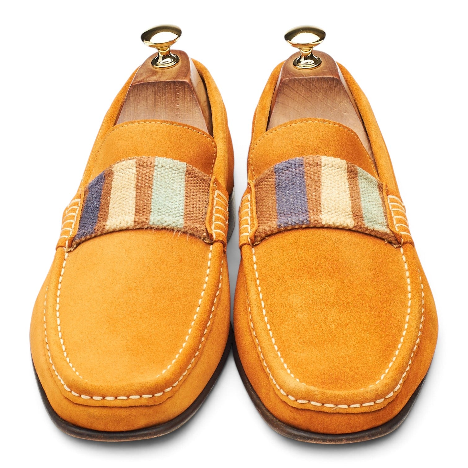 Sutor Mantellassi mocassins daim orange 44