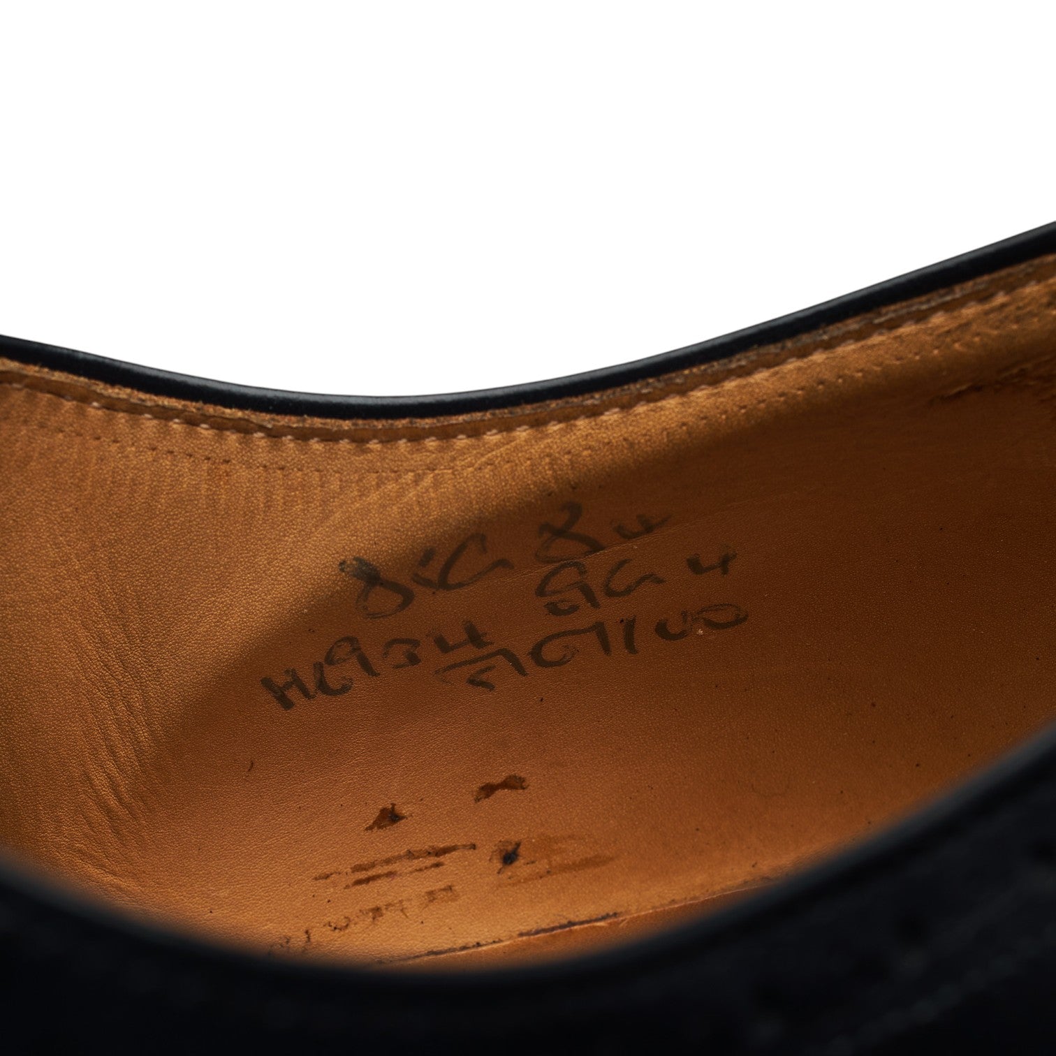 Church's richelieu brogues cuir noir 8,5